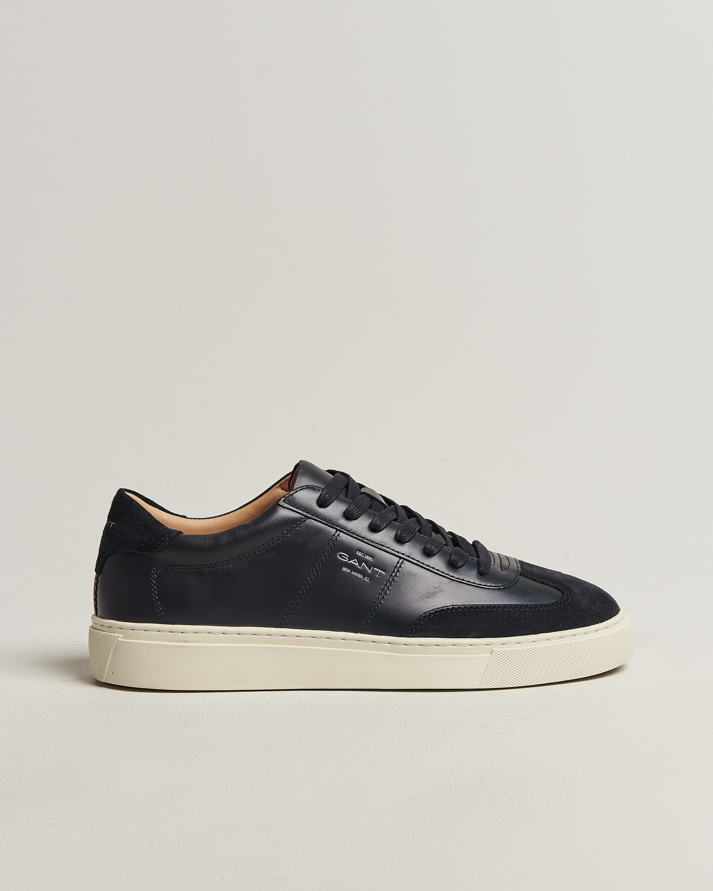 Homme | Baskets | GANT | Mc Julien Leather/Suede Sneaker Marine