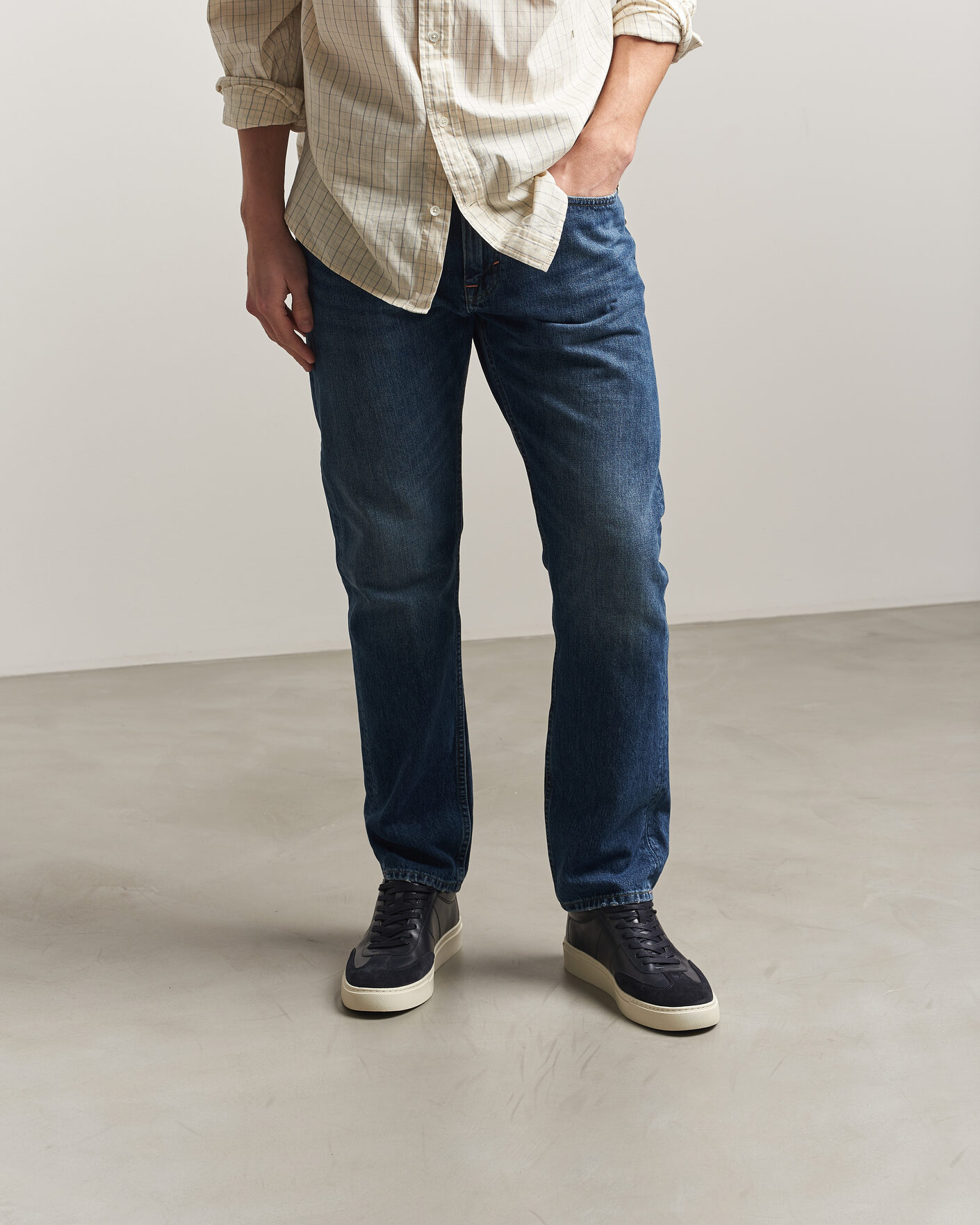 Homme | Baskets | Gant | Mc Julien Leather/Suede Sneaker Marine