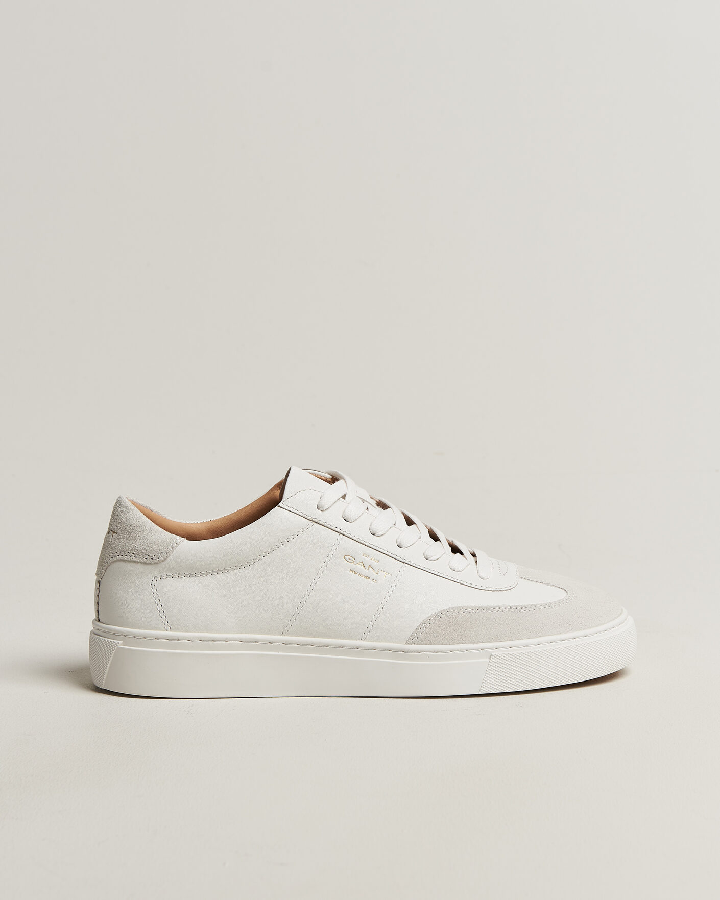 Homme | Baskets | GANT | Mc Julien Leather/Suede Sneaker White
