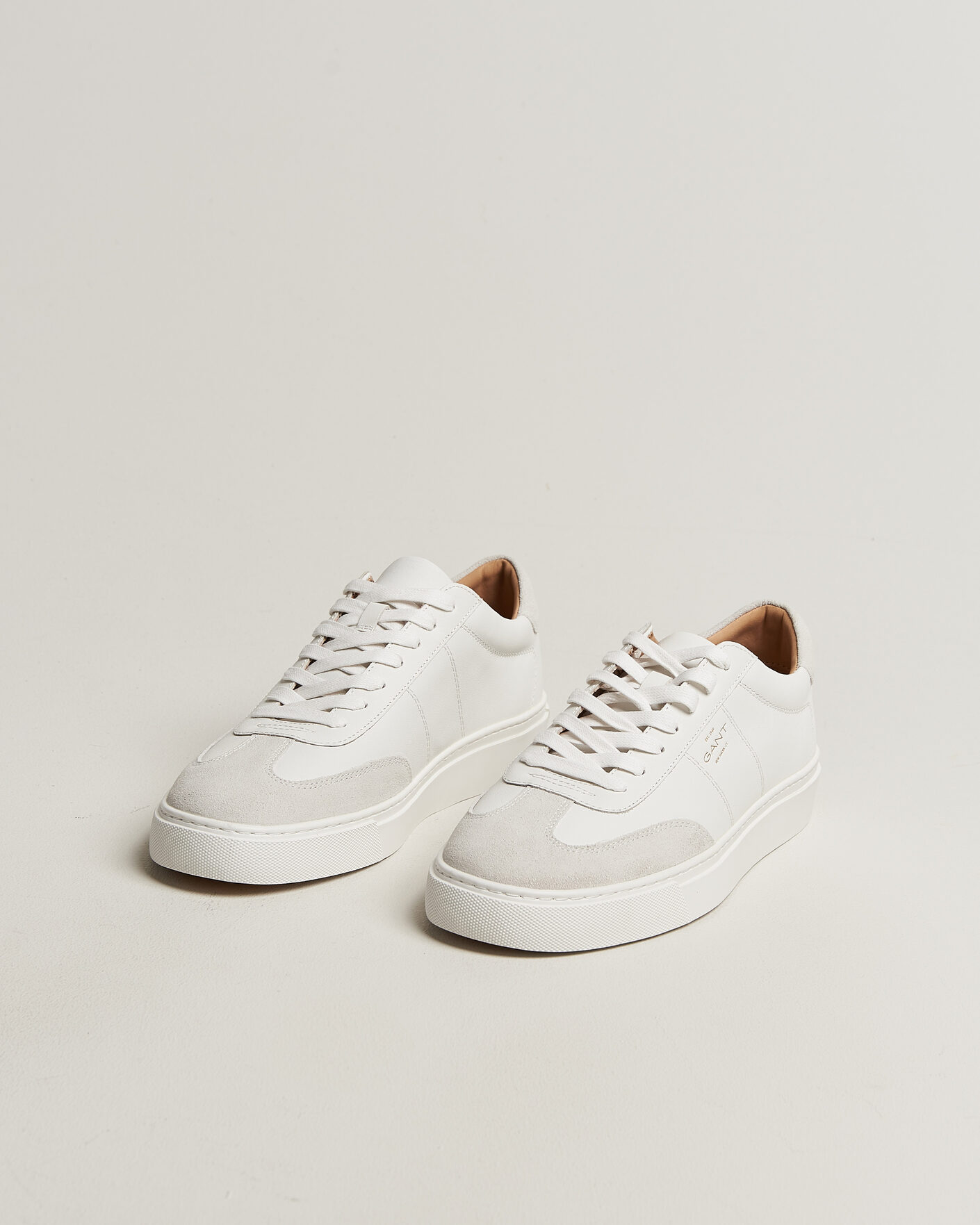 Homme | Baskets | GANT | Mc Julien Leather/Suede Sneaker White