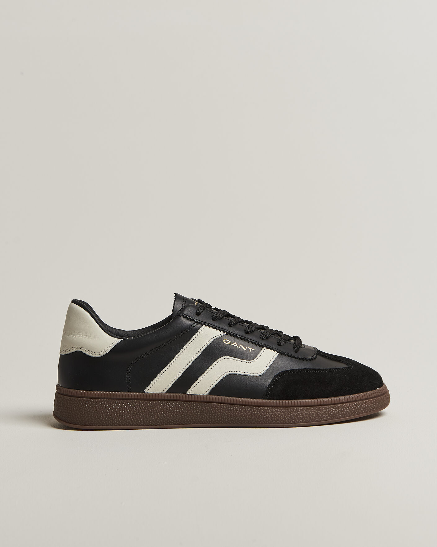 Homme | Baskets | Gant | Cuzmo Leather/Suede Sneaker Black/White