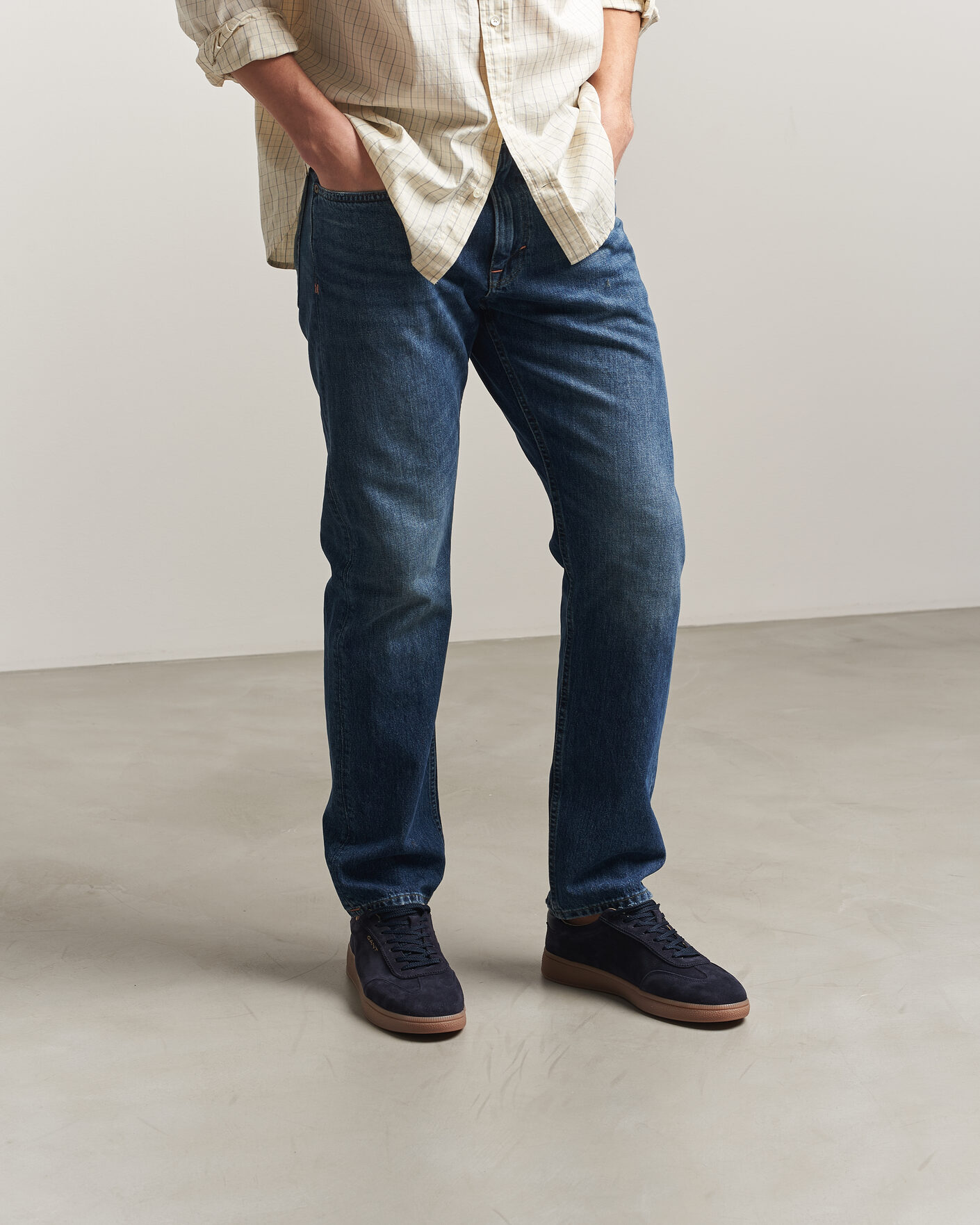 Homme | Baskets | GANT | Cuzmo Suede Sneaker Marine