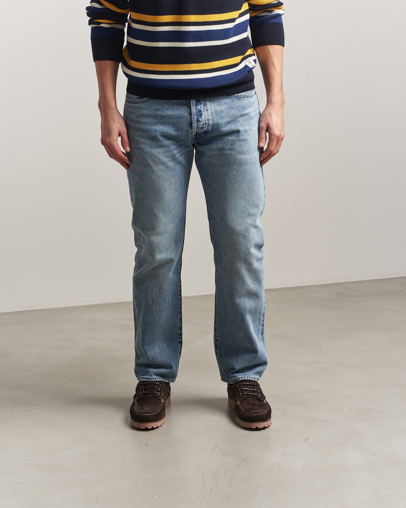 Homme | Chaussures Bateau | Gant | Tratton Suede Boat Shoe Dark Brown