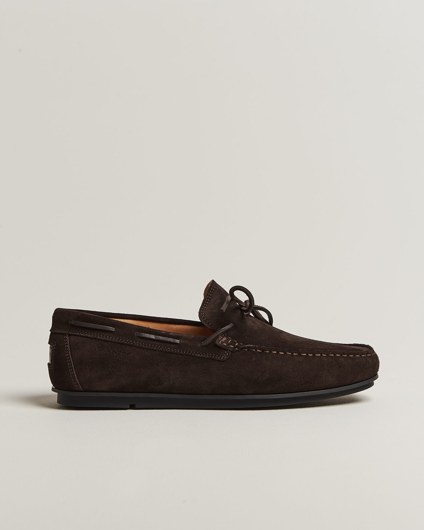 Homme | GANT Wilmon Laced Suede Car Shoe Dark Brown | Gant | Wilmon Laced Suede Car Shoe Dark Brown