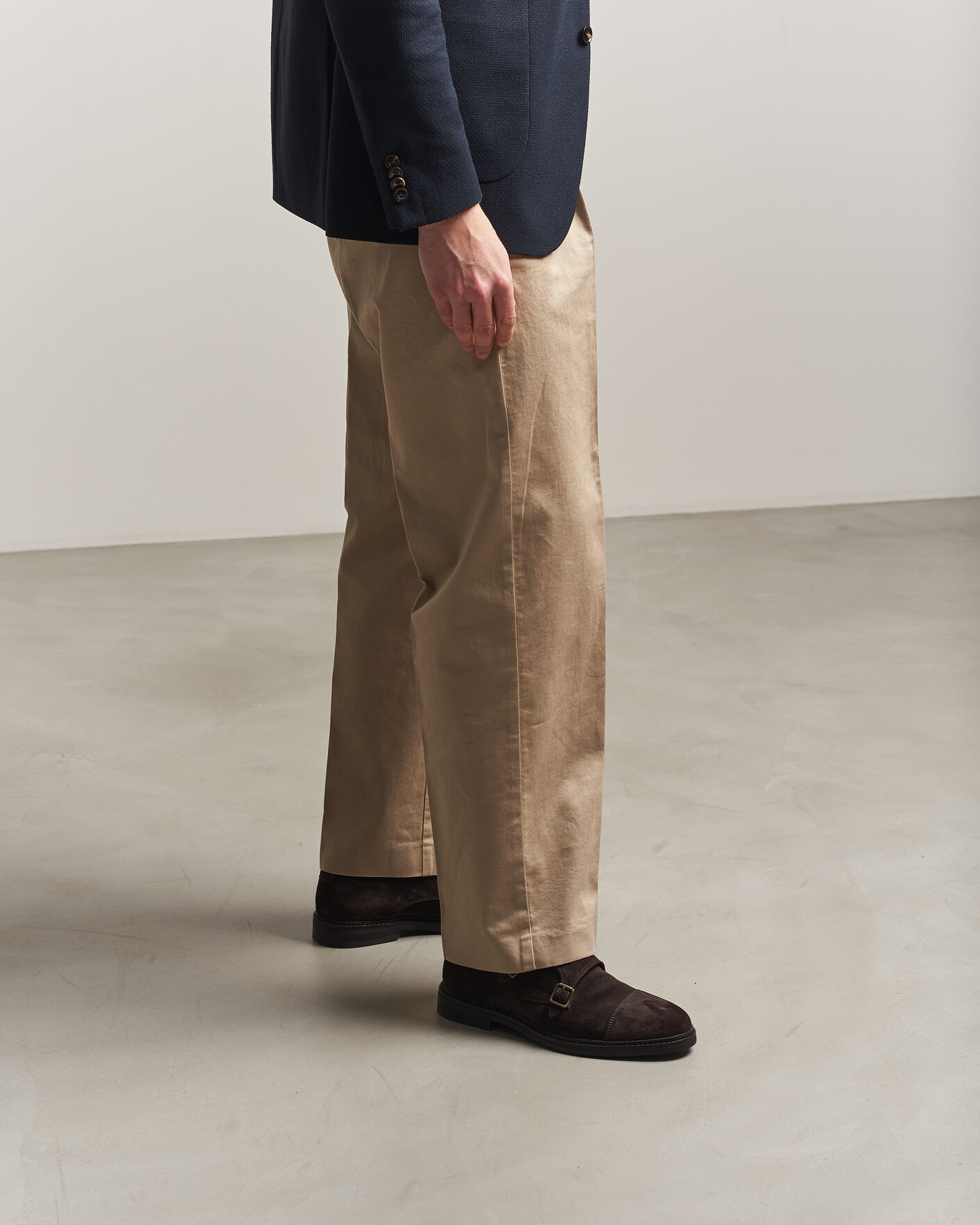 Homme | Chaussures À Boucles | Gant | Bidford Suede Double Monkstrap Dark Brown