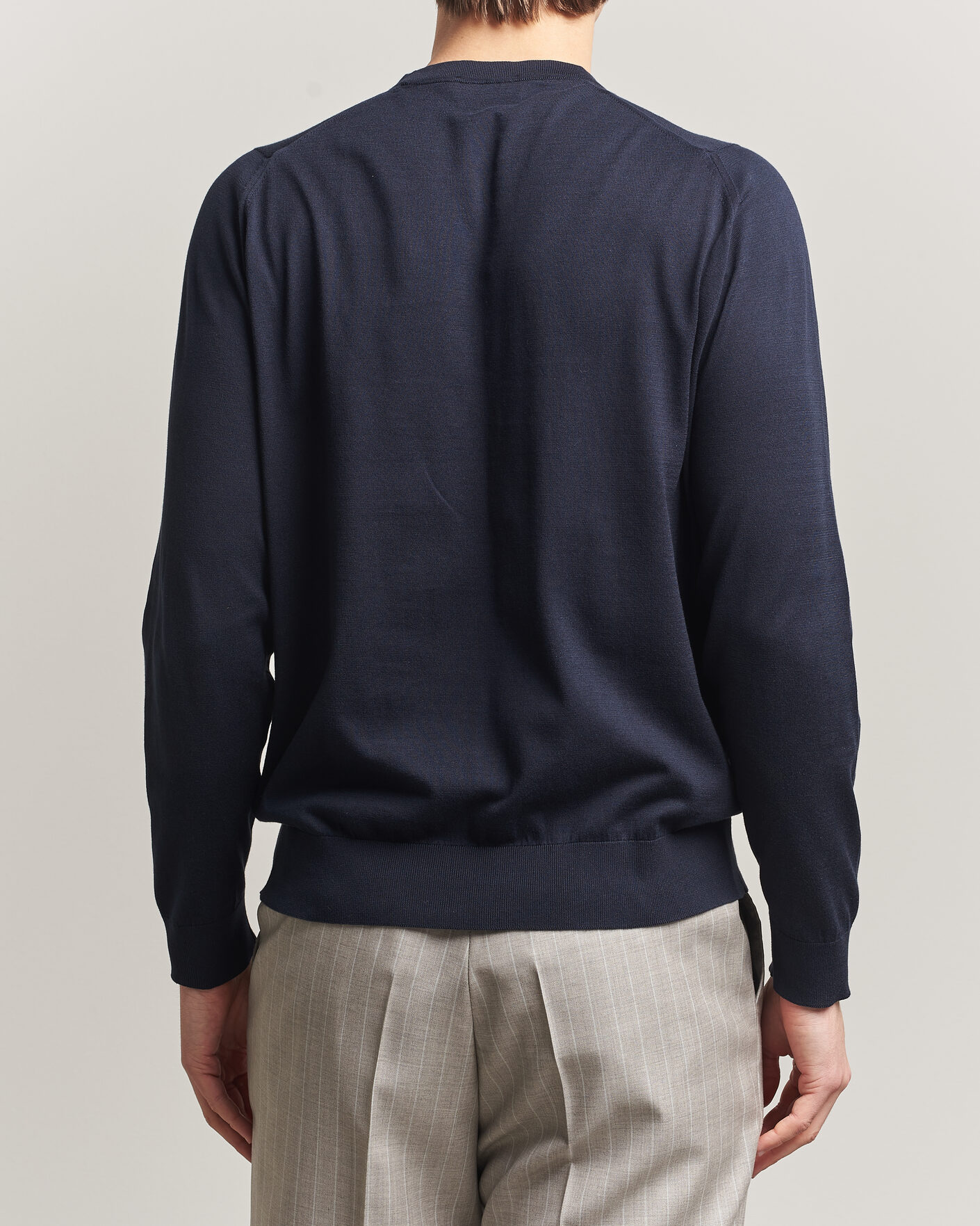 Homme | Pulls Et Tricots | John Smedley | Rowland Sea Island Crew Neck Pullover Navy