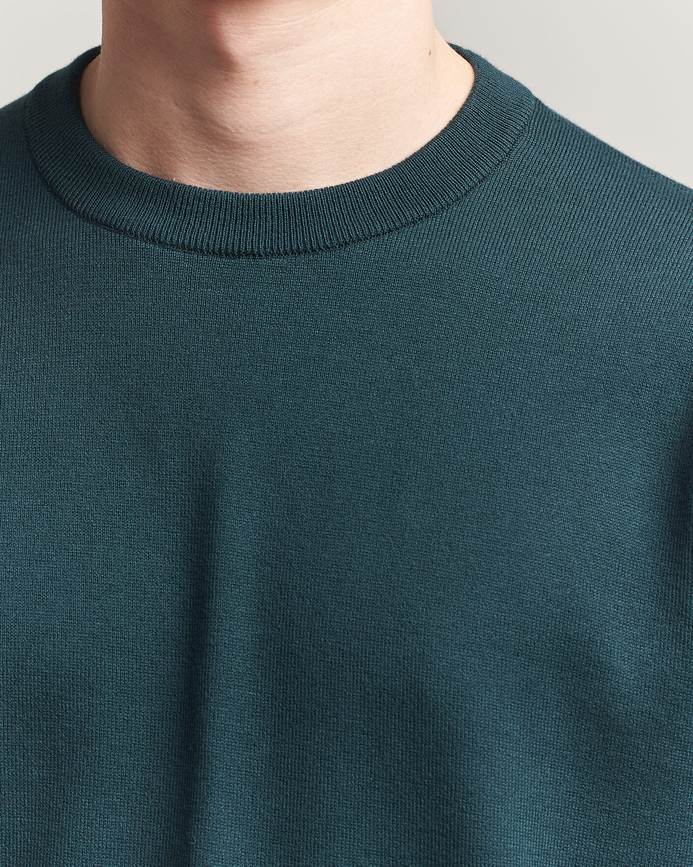 Homme | T-shirts | John Smedley | Tindall Sea Island Cotton T-Shirt Rainforest