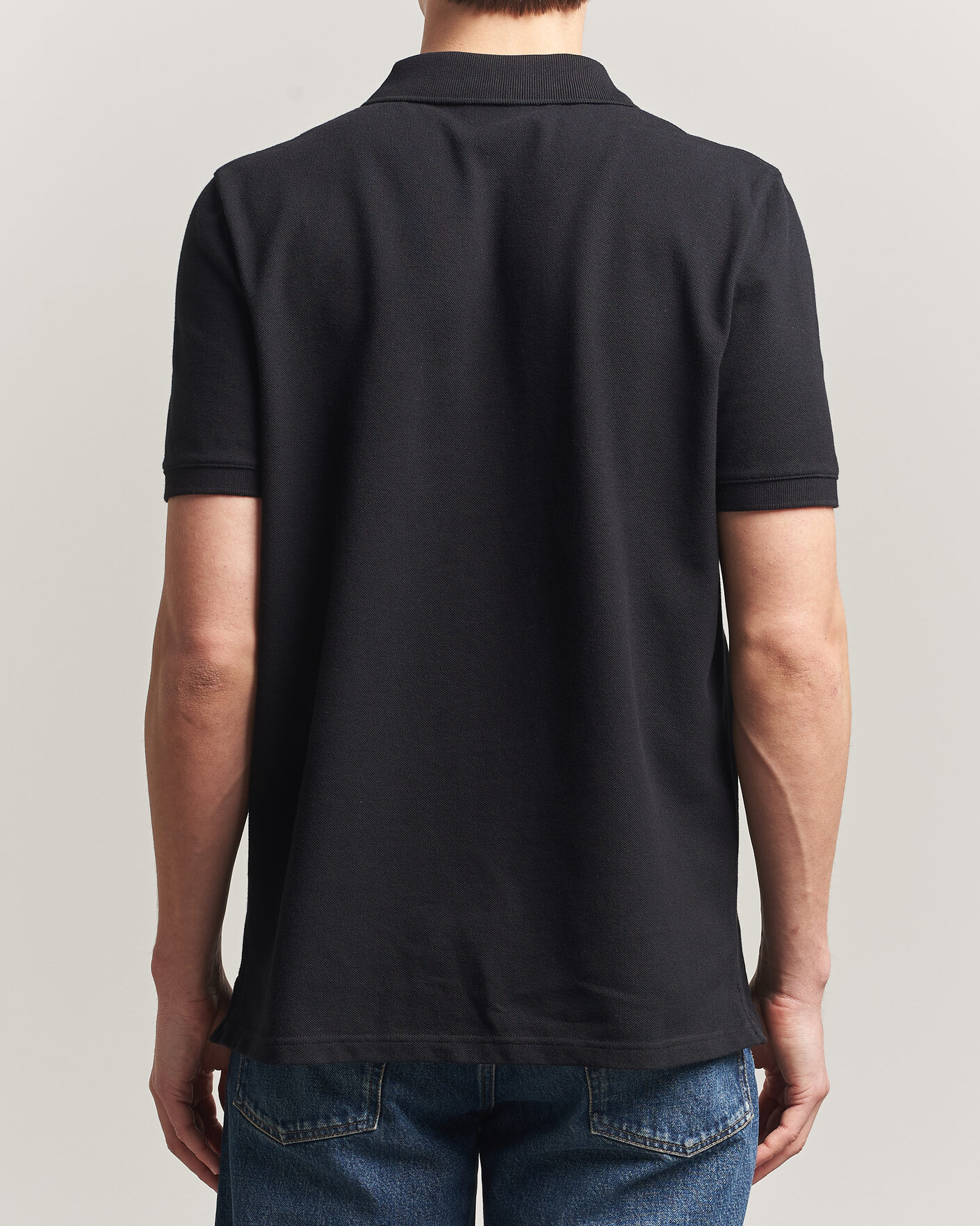 Homme | Polos | Maison Kitsuné | Fox Head Polo Black