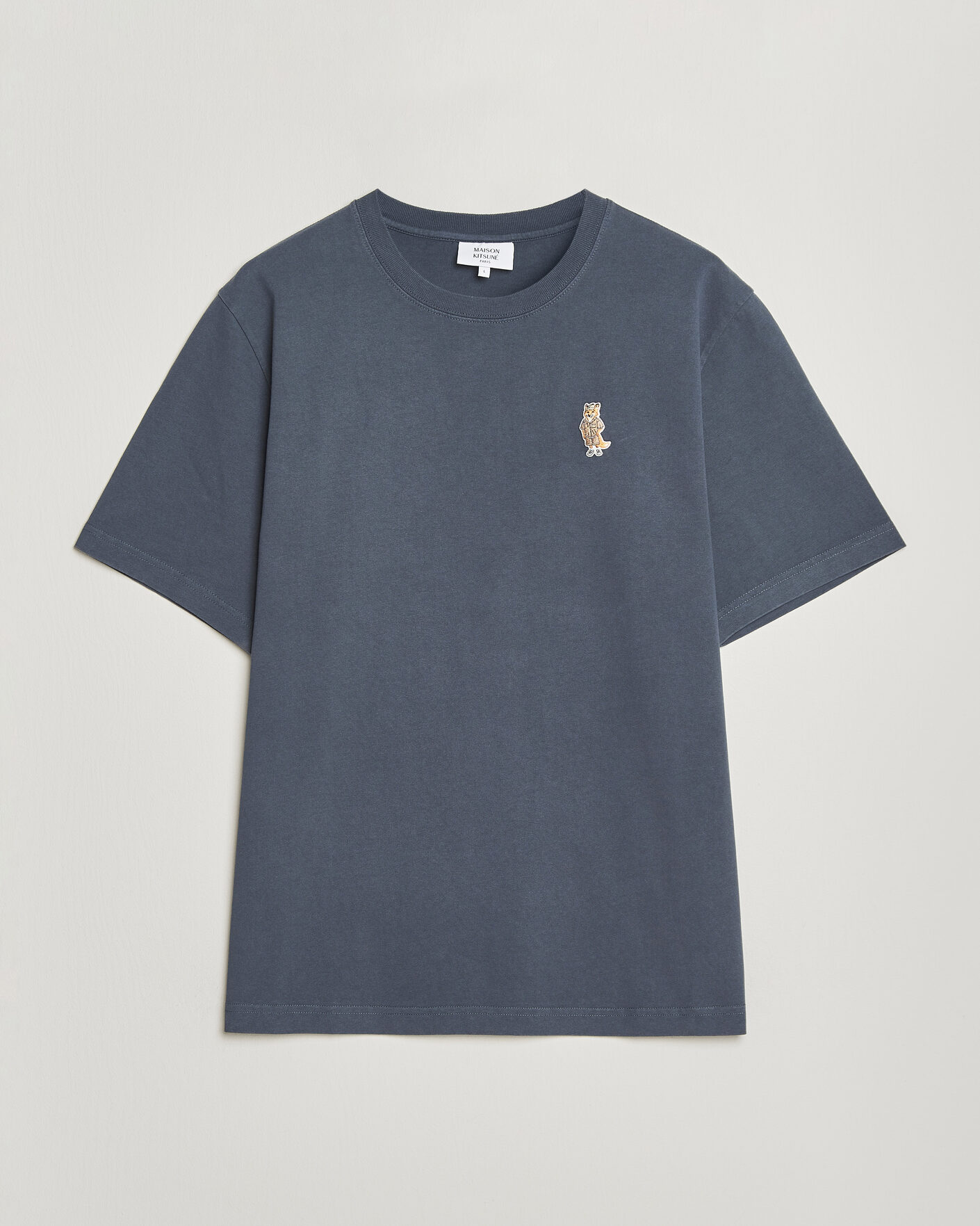 Homme | T-shirts | Maison Kitsuné | Dressed Fox T-Shirt Shadow Blue