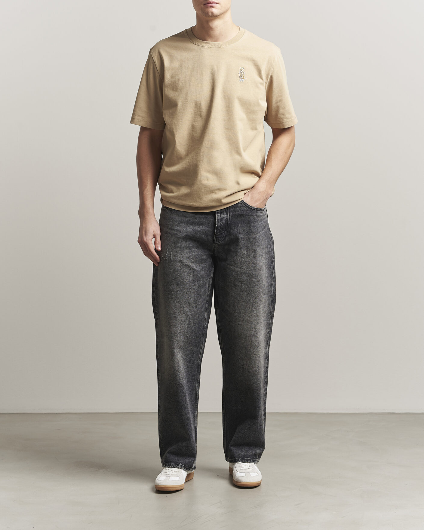Homme | T-shirts | Maison Kitsuné | Dressed Fox T-Shirt Roasted Almond