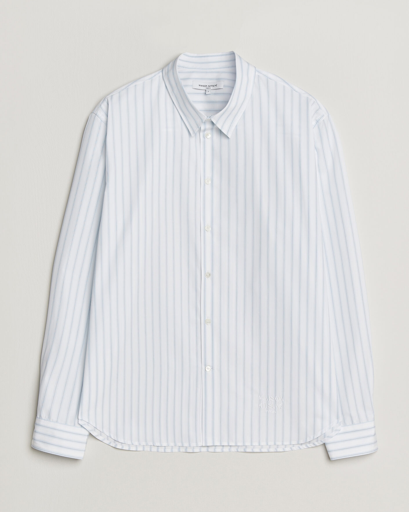 Homme | Chemises | Maison Kitsuné | Casual Striped Shirt Blue/White