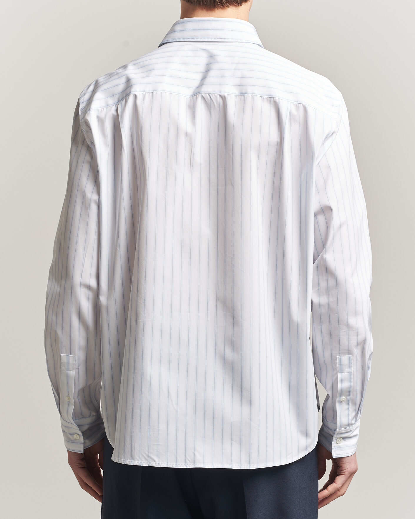Homme | Chemises | Maison Kitsuné | Casual Striped Shirt Blue/White