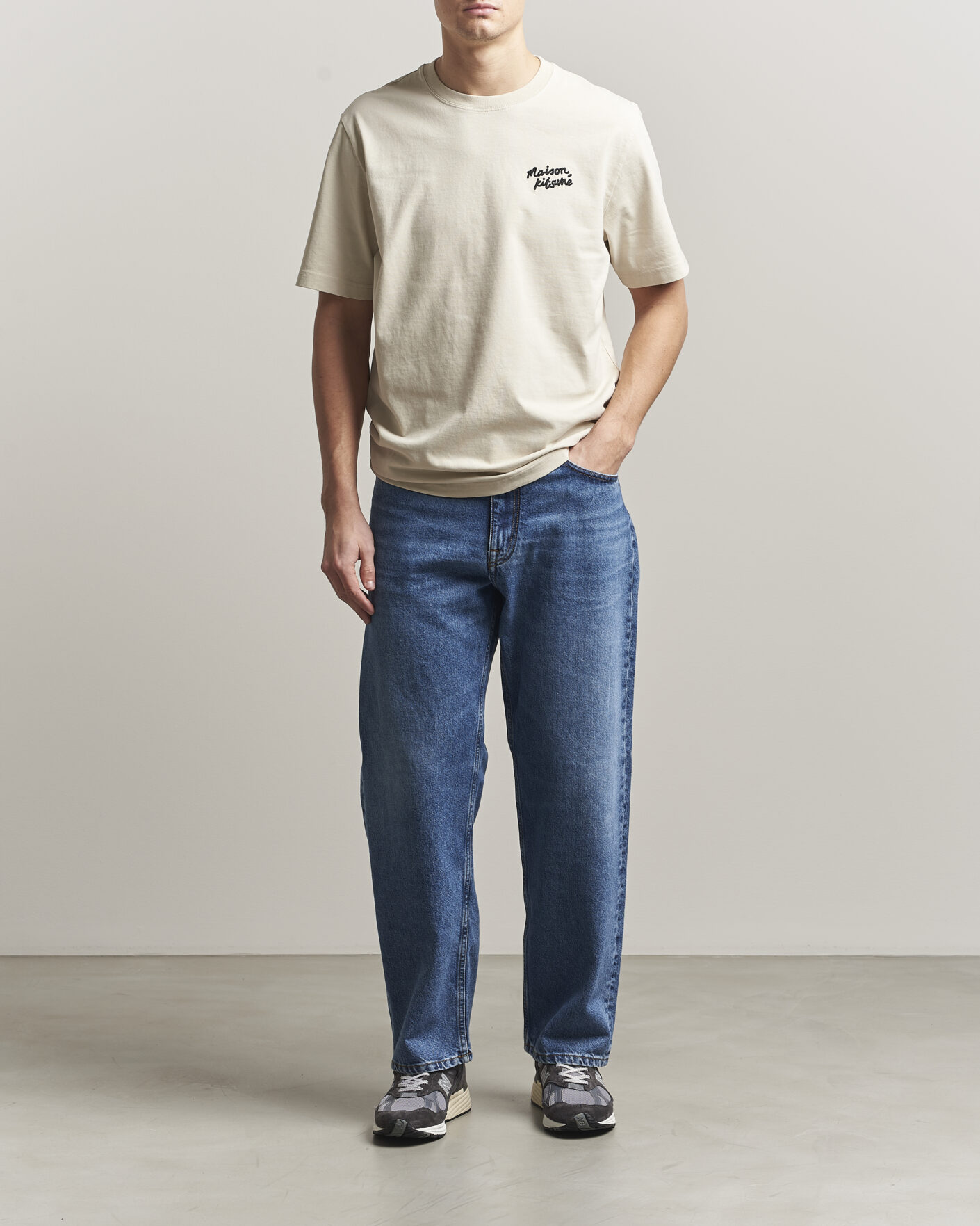 Homme | T-shirts | Maison Kitsuné | Handwriting T-Shirt Pelican