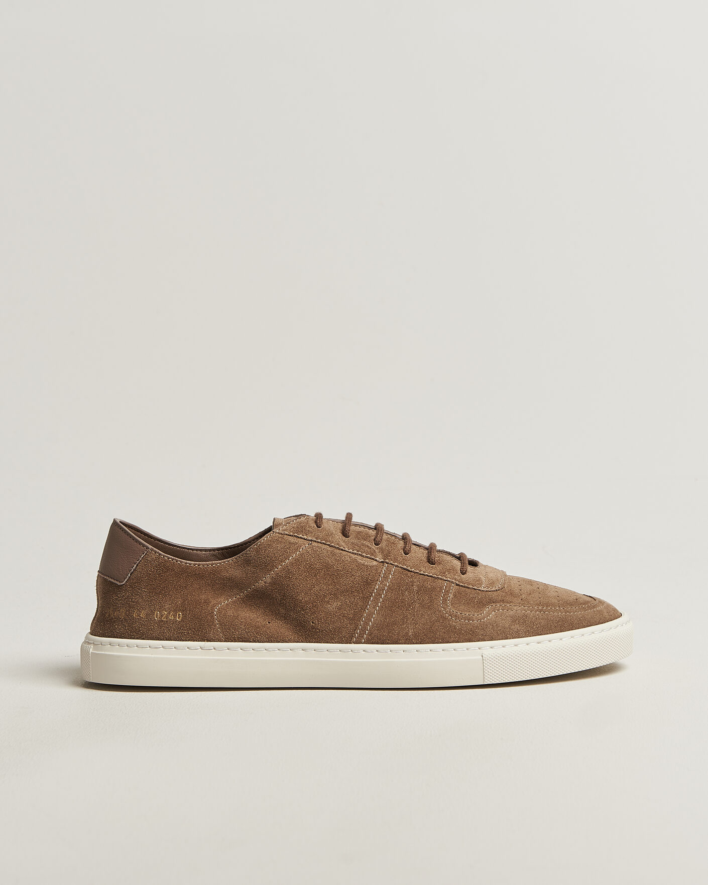 Homme | Baskets | Common Projects | BBall Slim Deconstructed Suede Sneaker Taupe