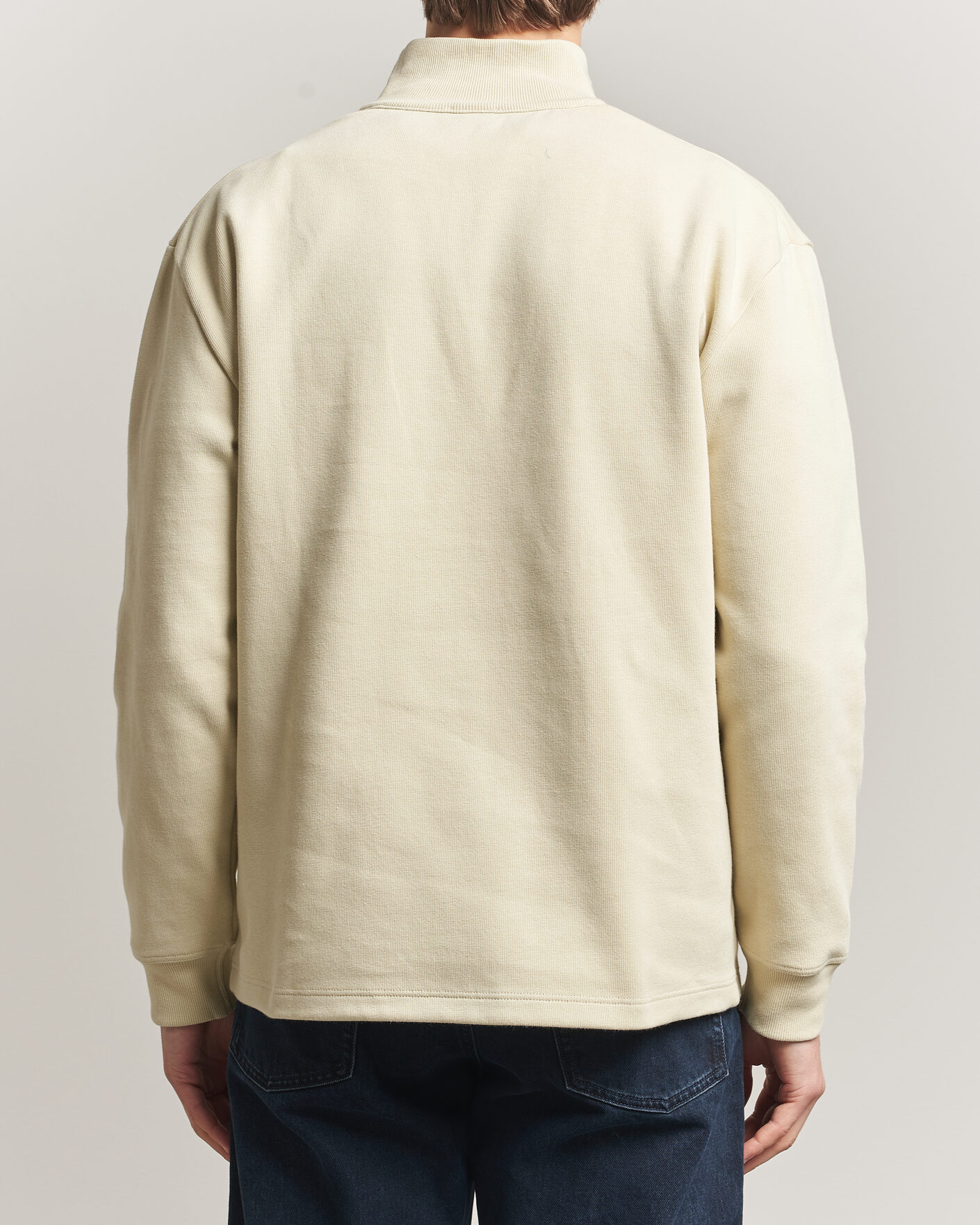 Homme | Pulls Et Tricots | Armor-lux | Camionneur Cotton Half Zip Sweater Gravel
