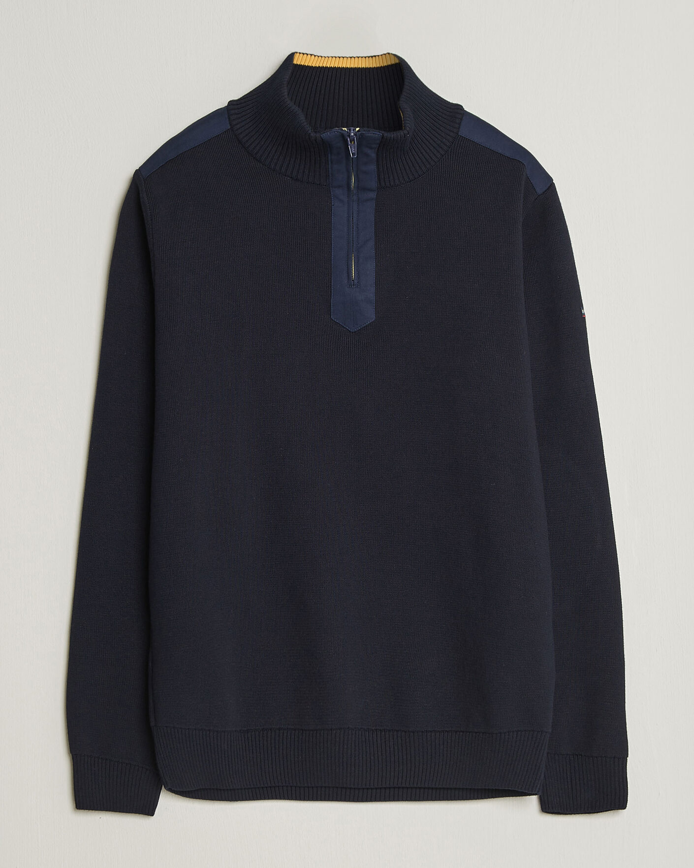 Homme | Pulls Et Tricots | Armor-lux | Workwear Half Zip Marine Deep