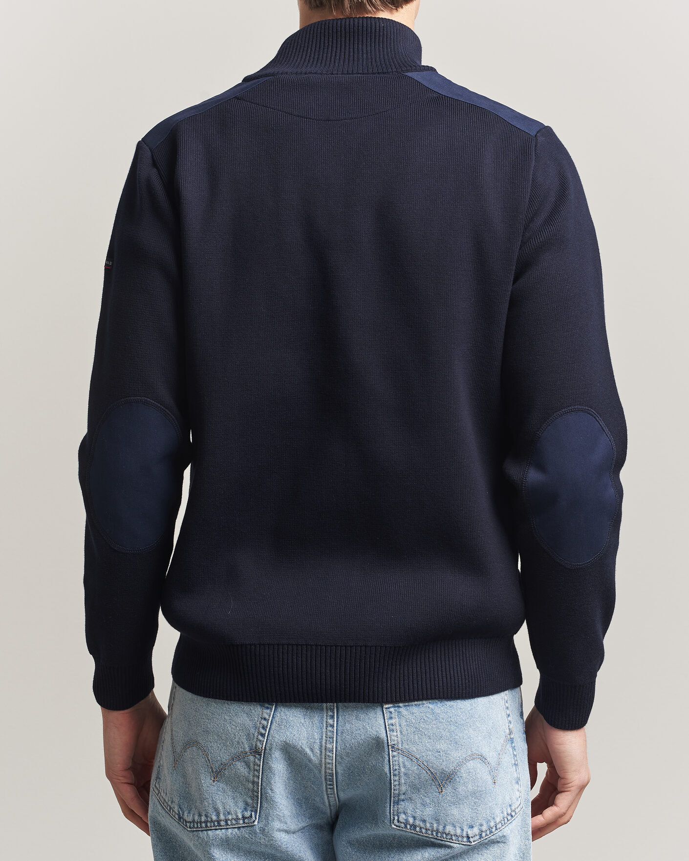Homme | Pulls Et Tricots | Armor-lux | Workwear Half Zip Marine Deep