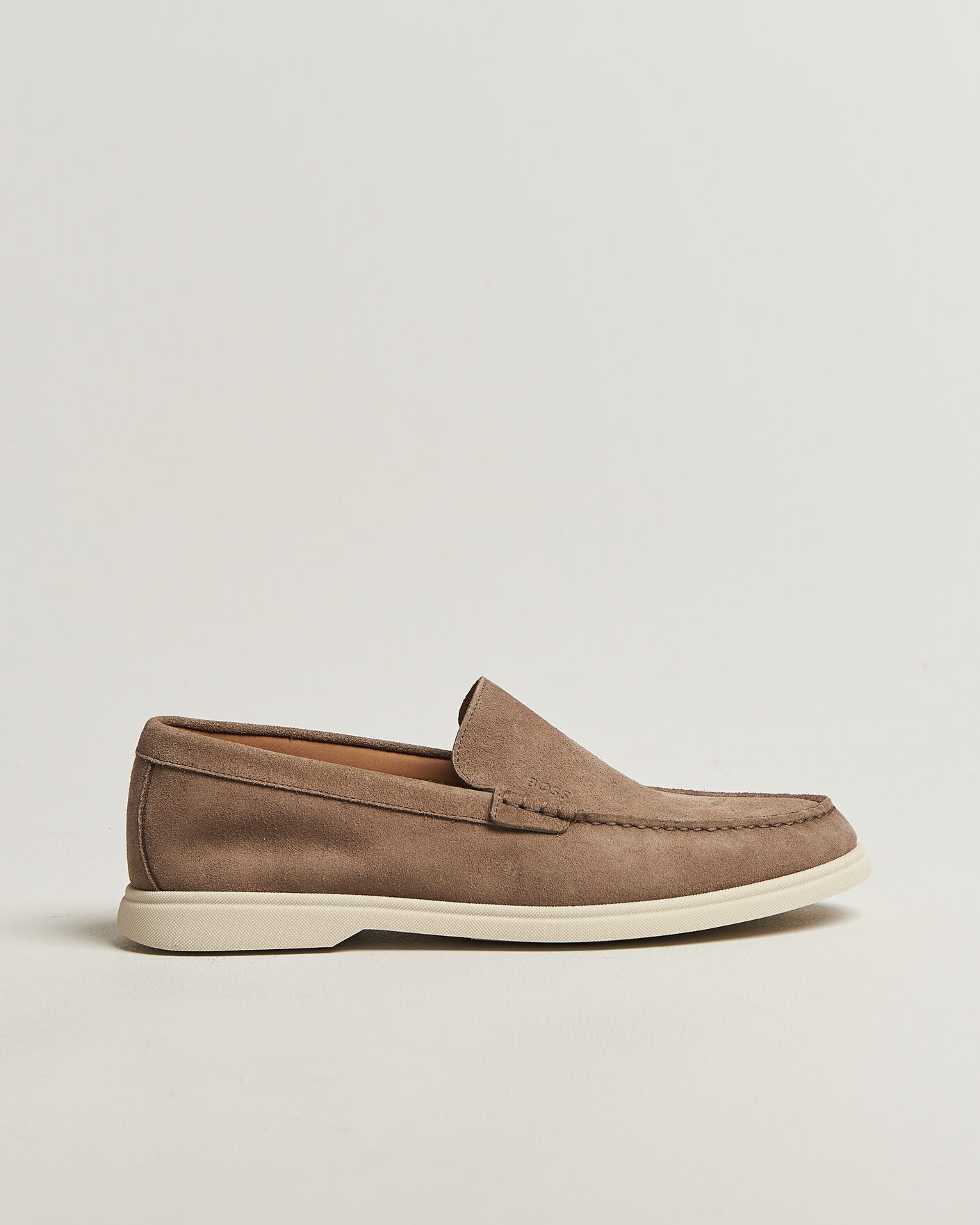 Homme | Loafers | BOSS BLACK | Sienne Suede Loafer Medium Beige