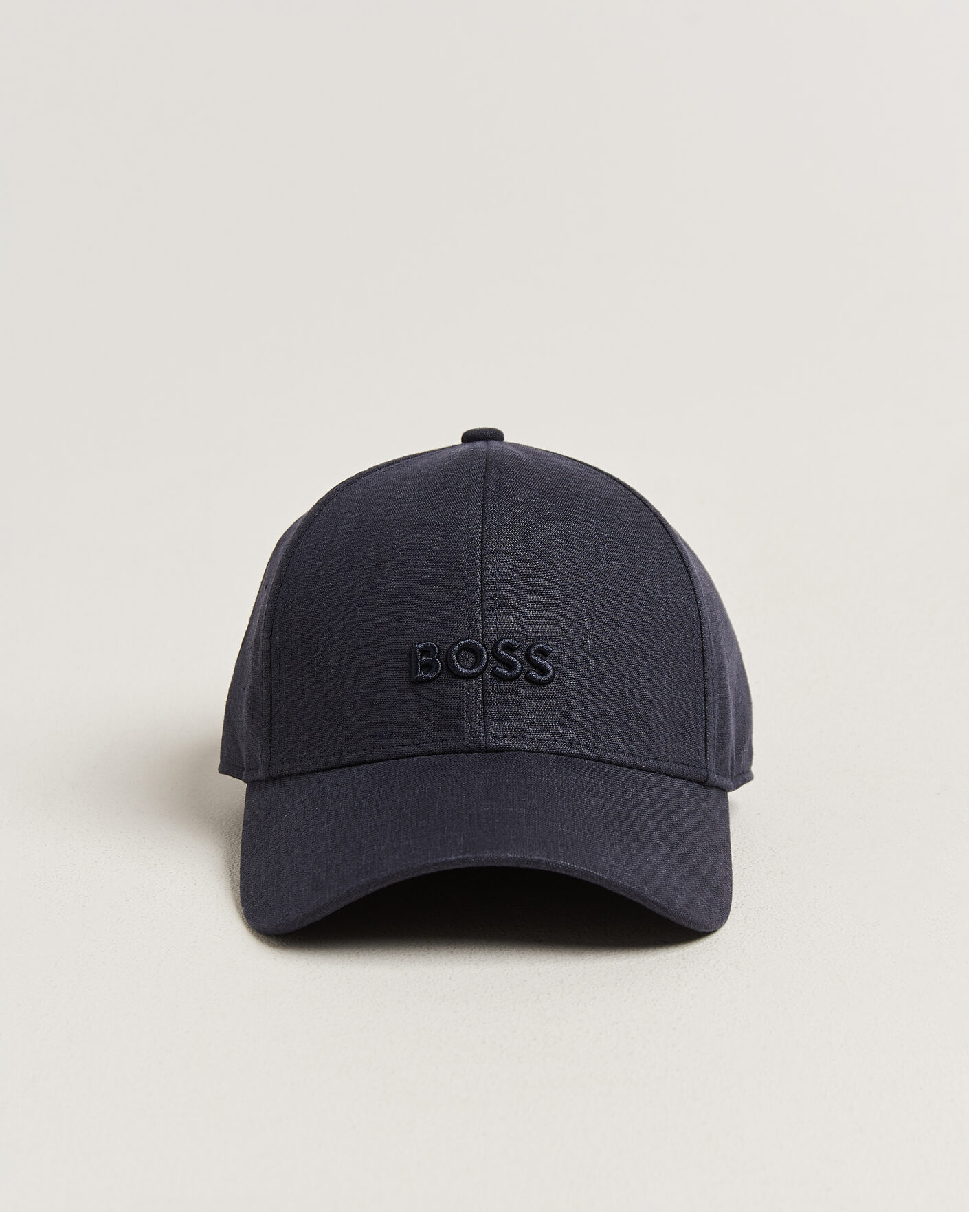 Homme | Bobs Et Casquettes | BOSS BLACK | Zed Linen Cap Dark Blue