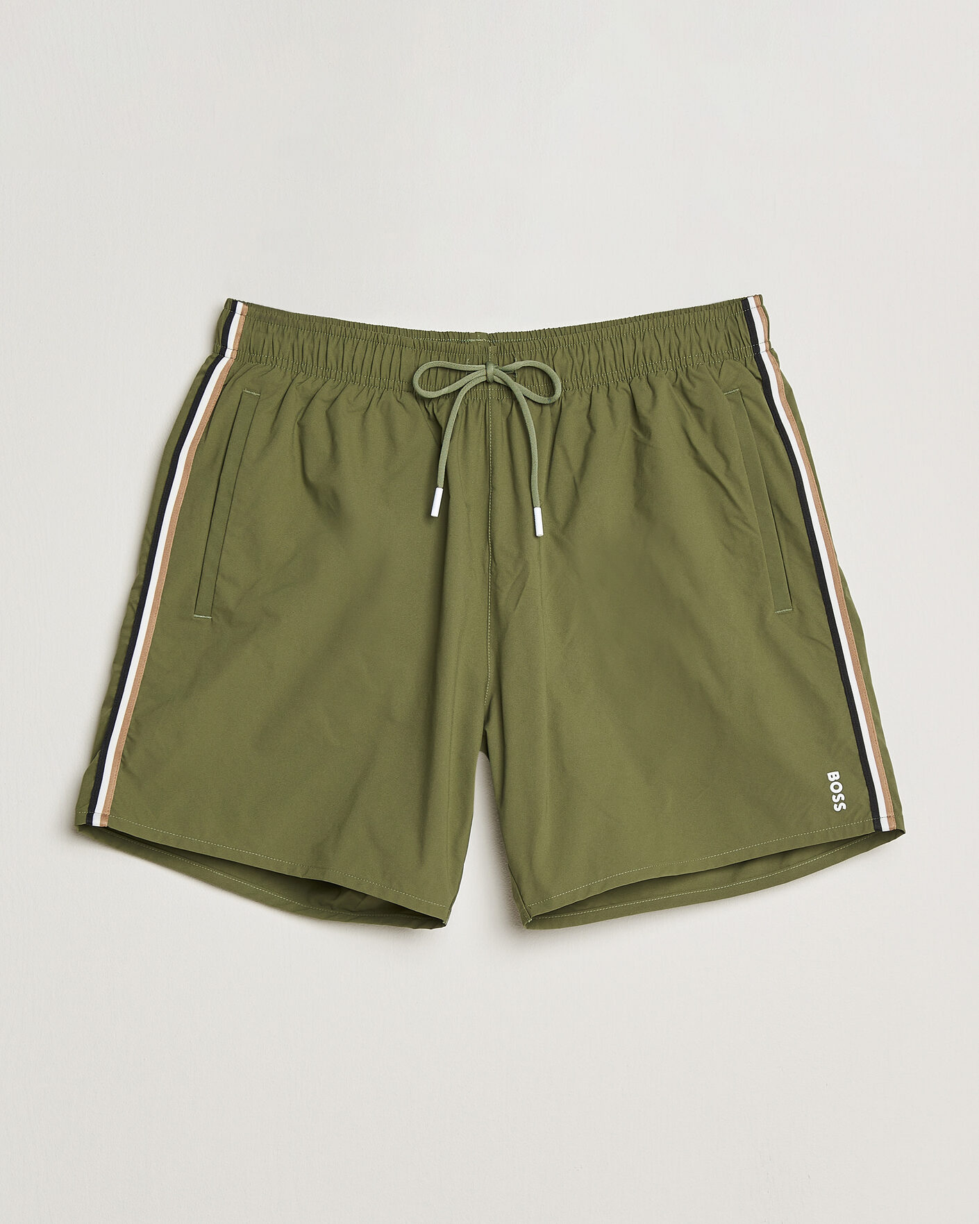 Homme | Maillots De Bain | BOSS BLACK | Iconic Swimshorts Open Green