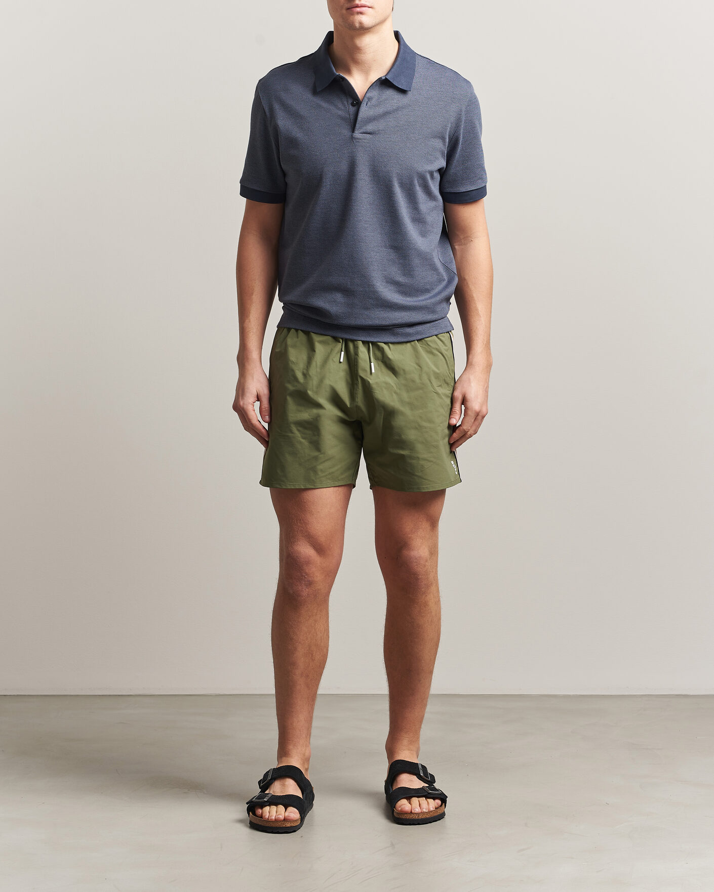 Homme | Maillots De Bain | BOSS BLACK | Iconic Swimshorts Open Green