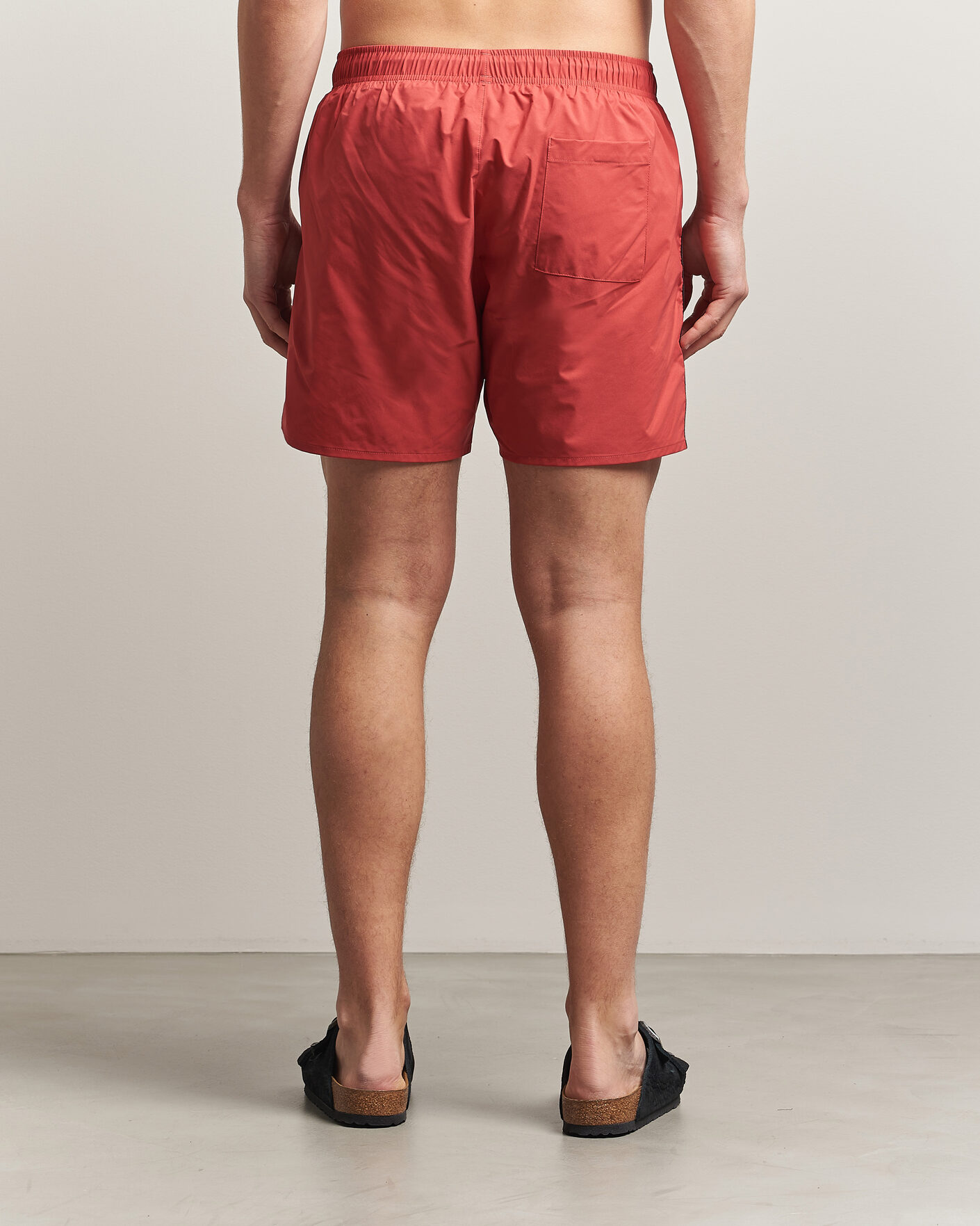 Homme | Maillots De Bain | BOSS BLACK | Iconic Swimshorts Dark Red
