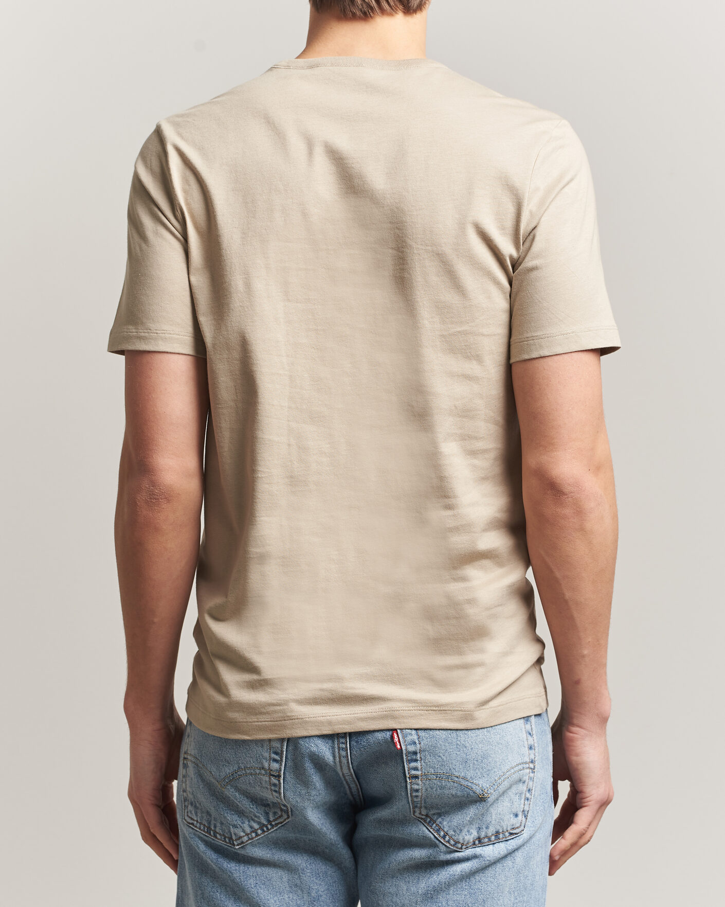 Homme | T-shirts | BOSS BLACK | 3-Pack Crew Neck T-Shirt White/Blue/Beige