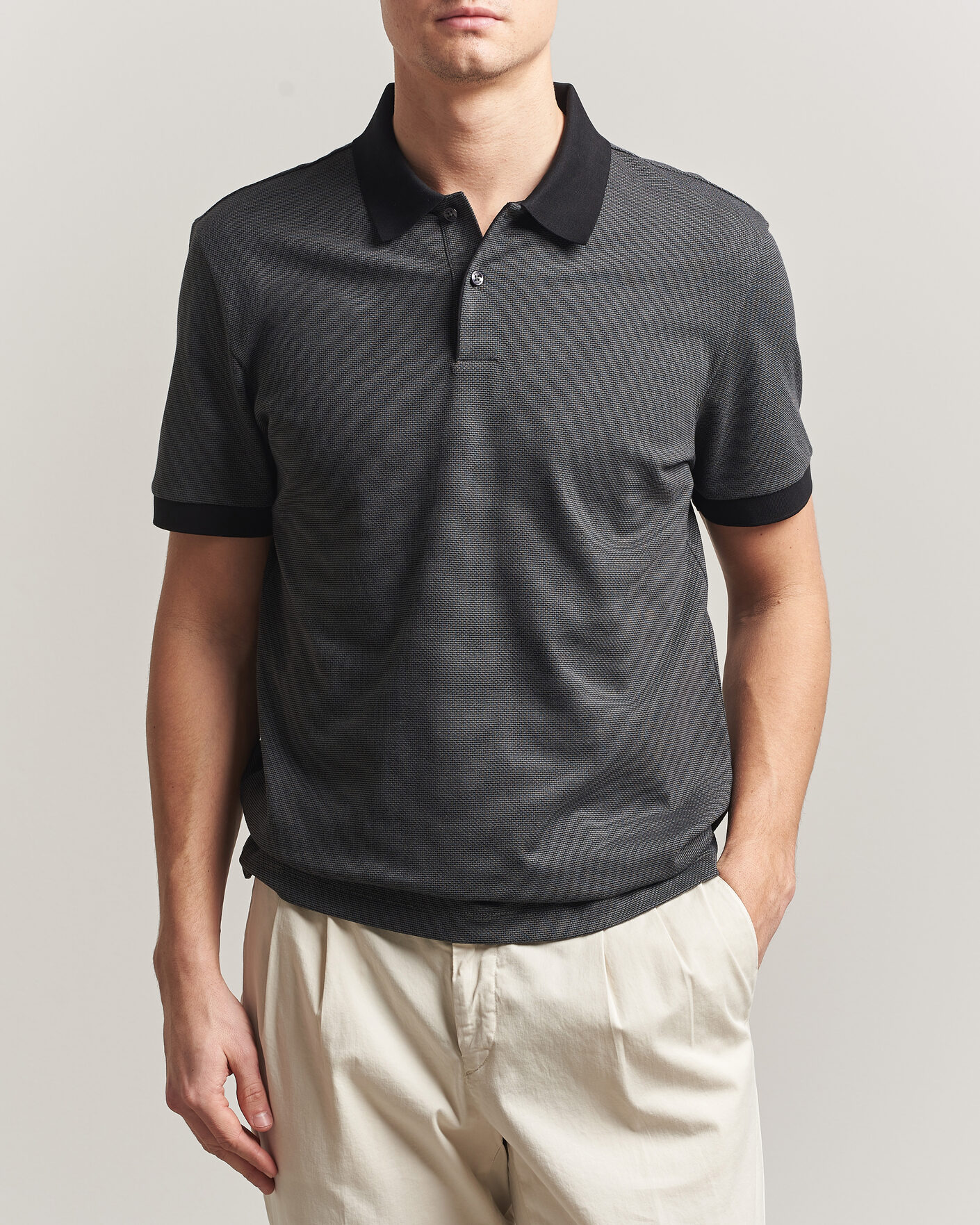 Homme | Polos | BOSS BLACK | Parlay Jersey Polo Black