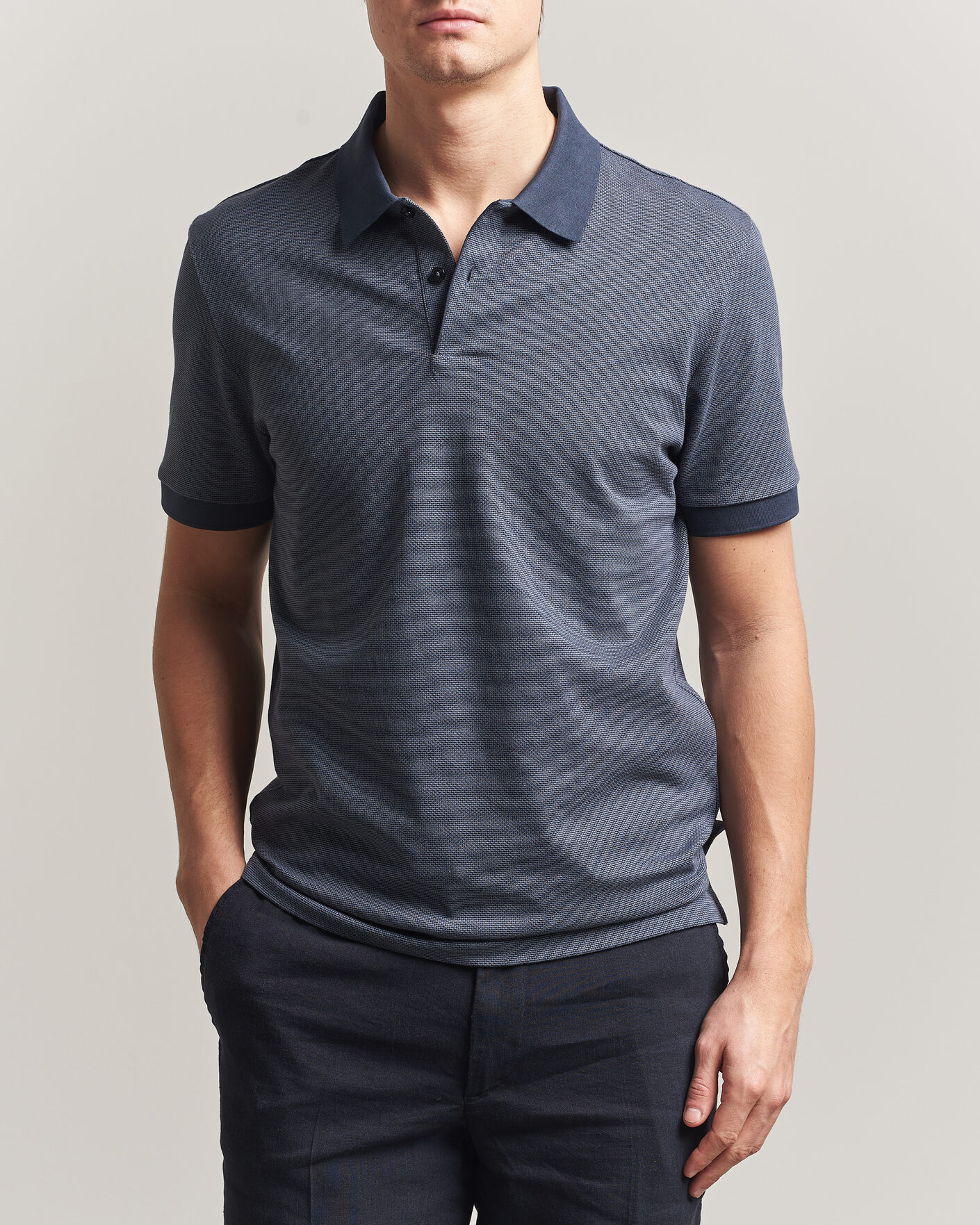 Homme | Polos | BOSS BLACK | Parlay Jersey Polo Dark Blue