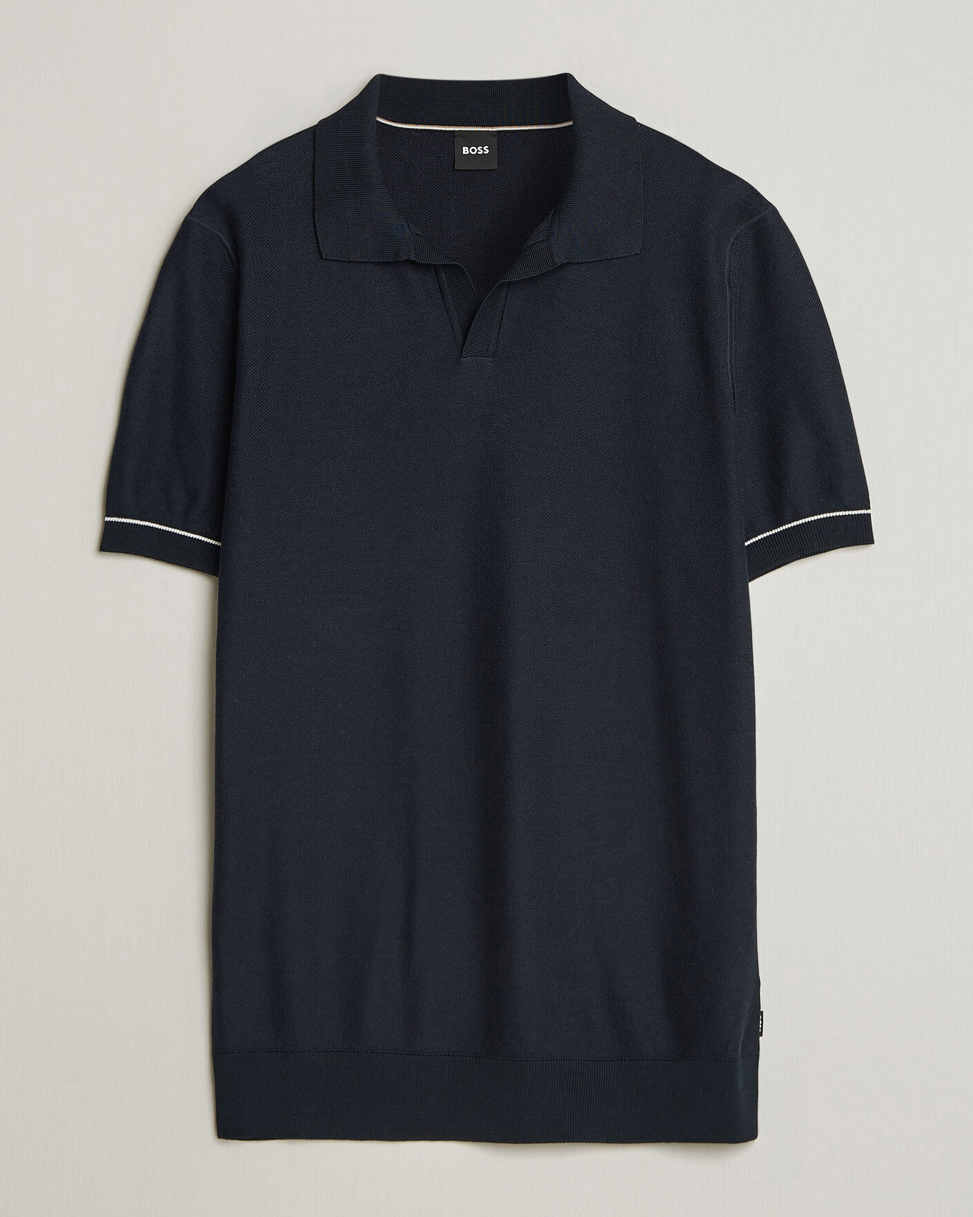 Homme | Polos | BOSS BLACK | Narciso Knitted Polo Dark Blue