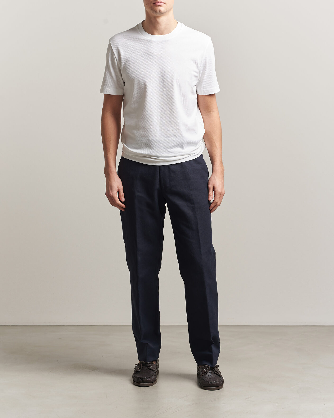 Homme | T-shirts | BOSS BLACK | Thompson Structured T-Shirt White