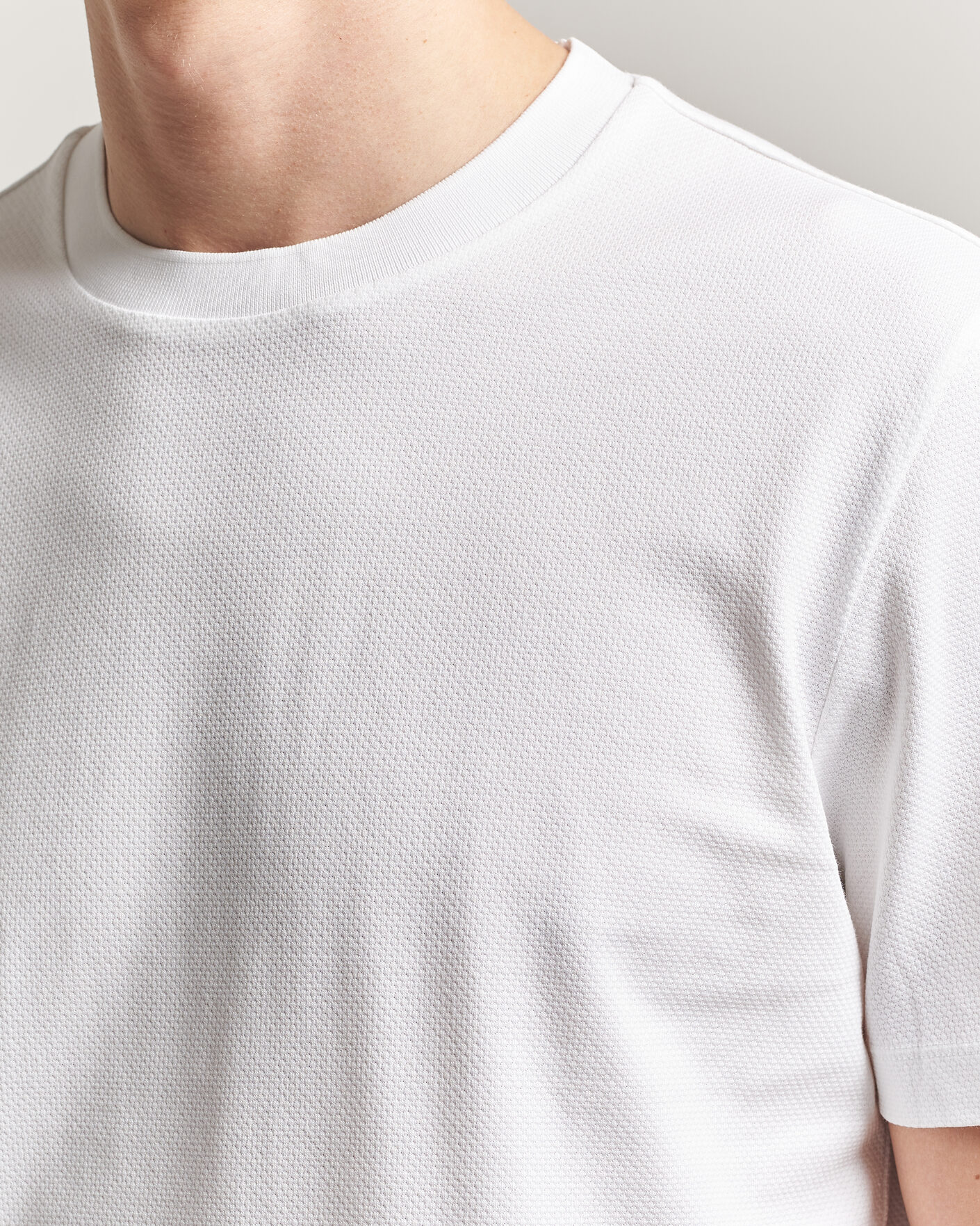 Homme | T-shirts | BOSS BLACK | Thompson Structured T-Shirt White