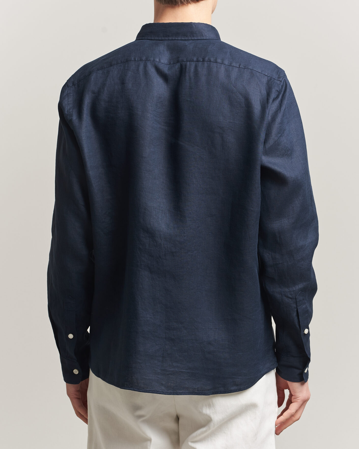 Homme | Chemises | BOSS BLACK | Liam Linen Shirt Dark Blue