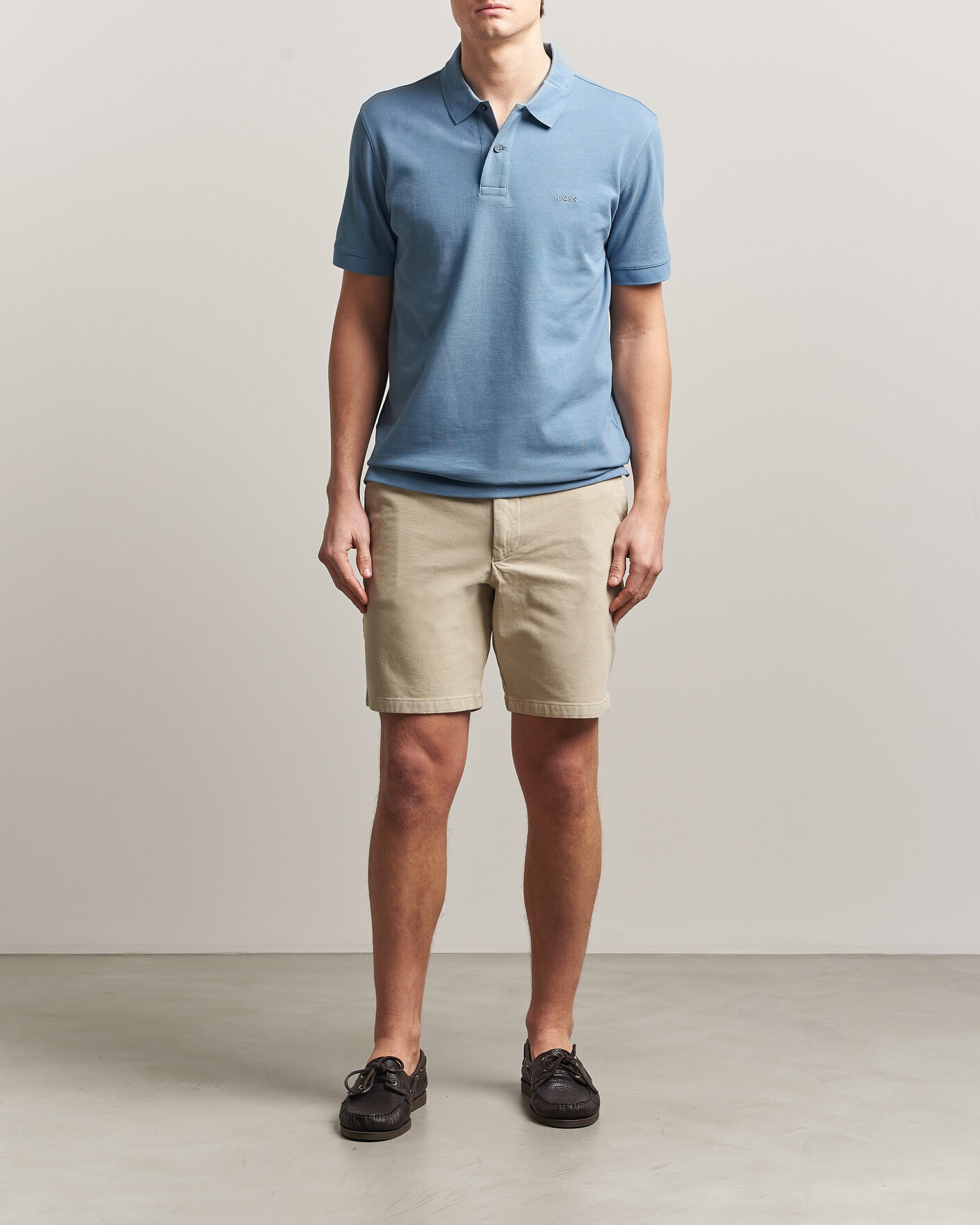 Homme | Shorts | BOSS BLACK | Kane Cotton Chino Shorts Open Beige