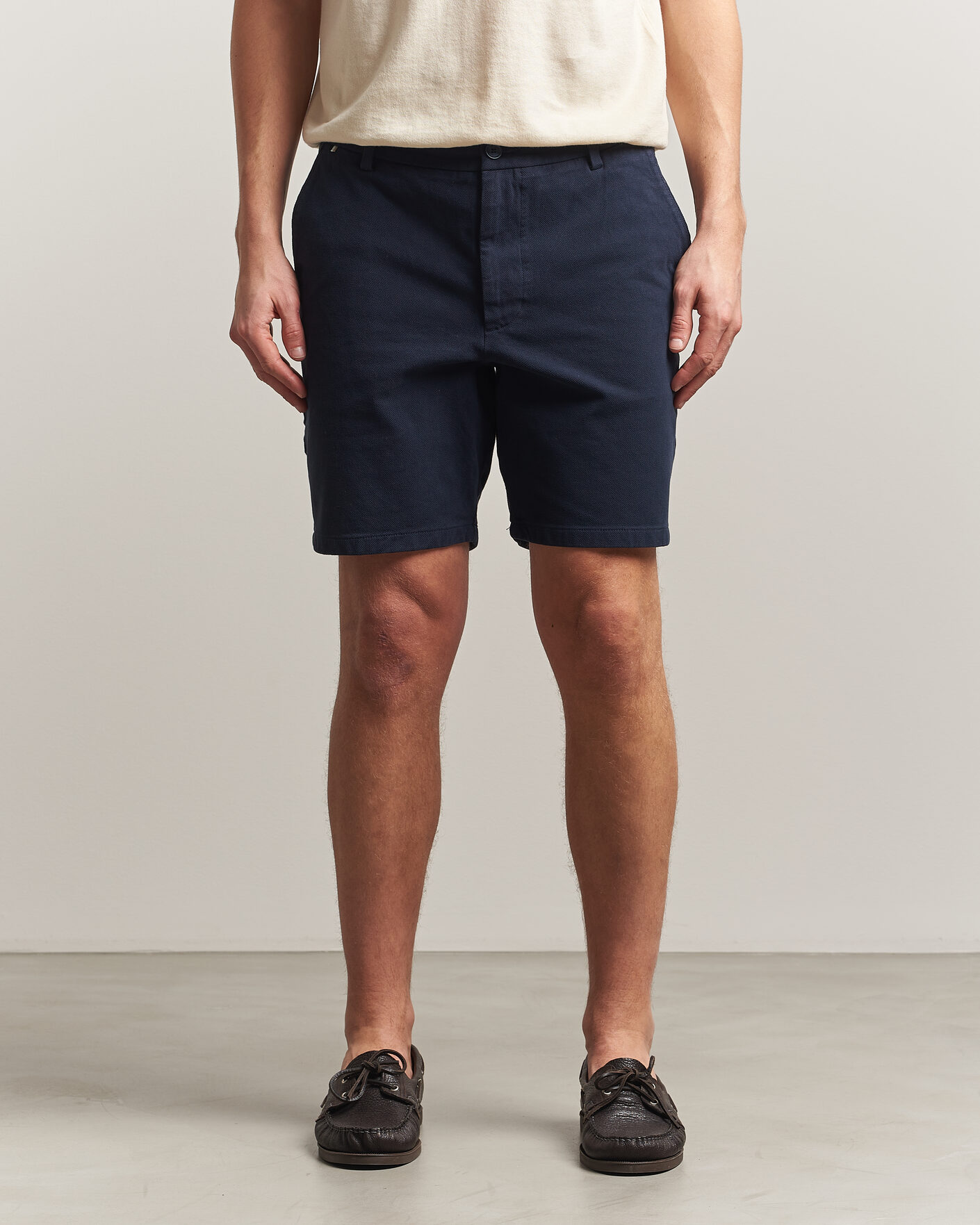 Homme | Shorts | BOSS BLACK | Kane Cotton Chino Shorts Dark Blue