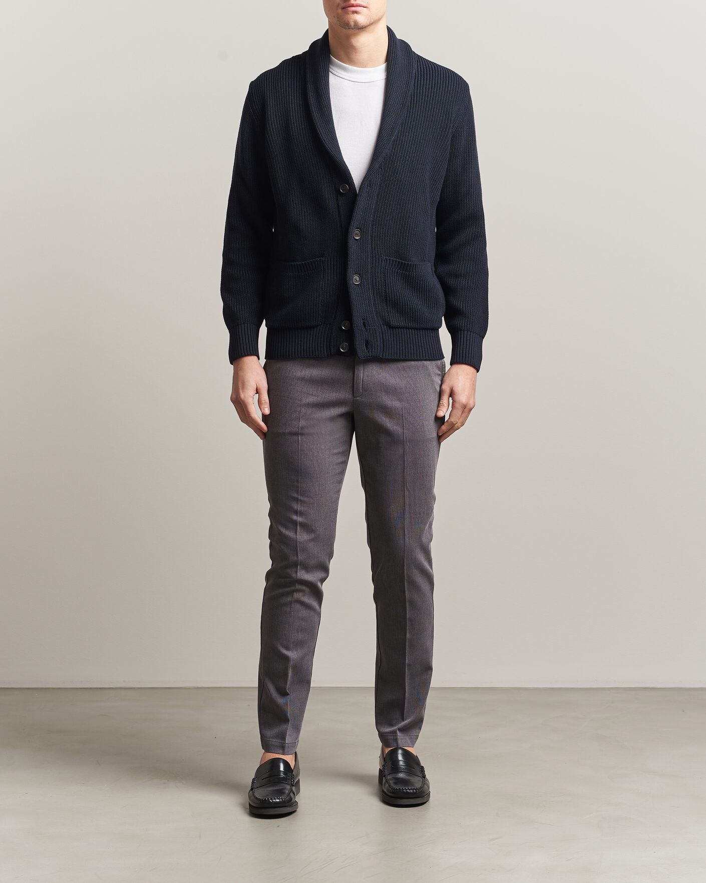 Homme | Pantalons | BOSS BLACK | Kaiton Structured Chinos Black