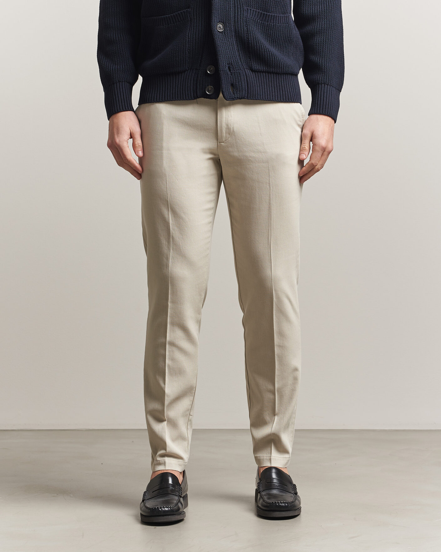 Homme | Pantalons | BOSS BLACK | Kaiton Structured Chinos Open Beige