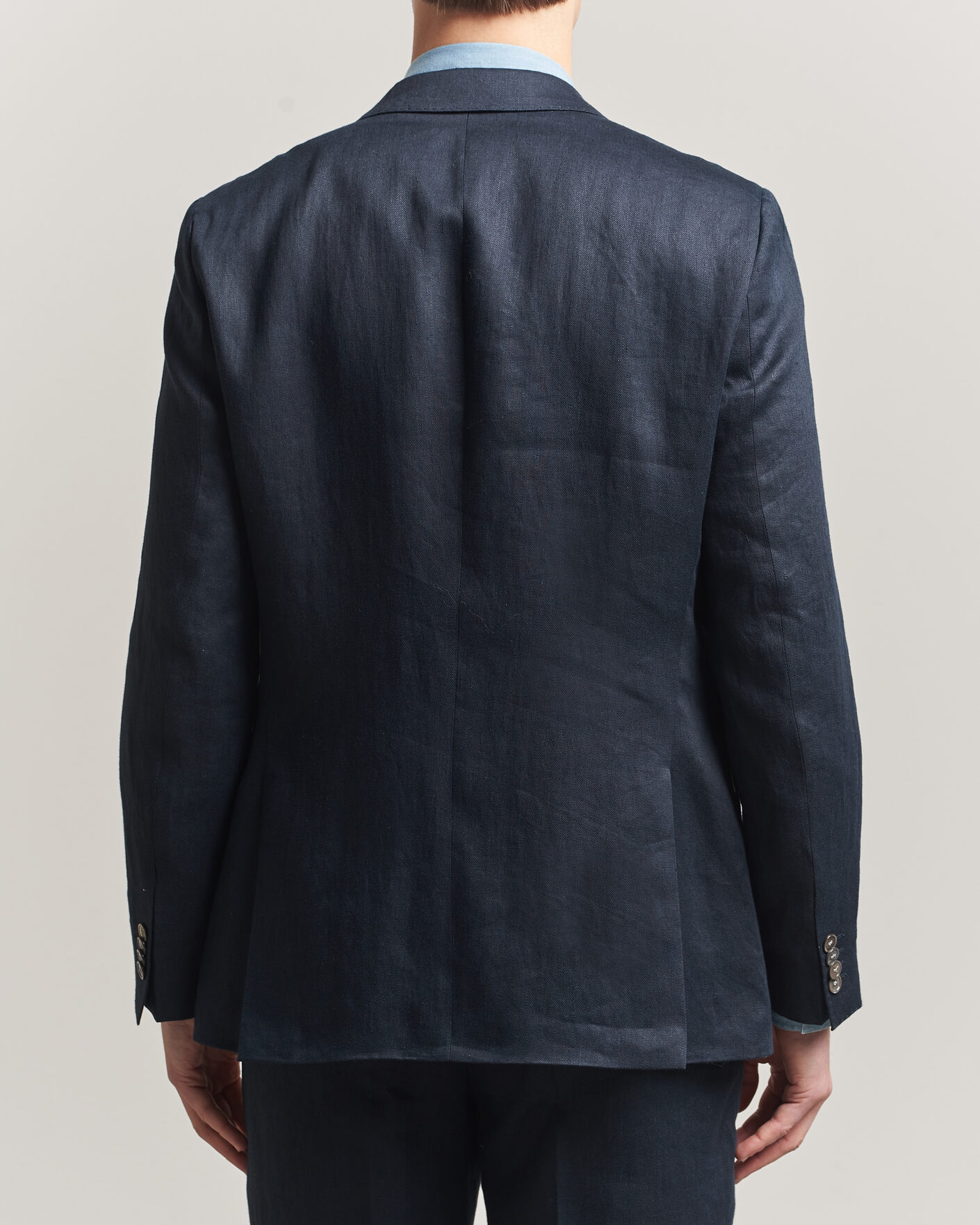 Homme | Blazers | BOSS BLACK | Hutson Linen Suit Blazer Dark Blue