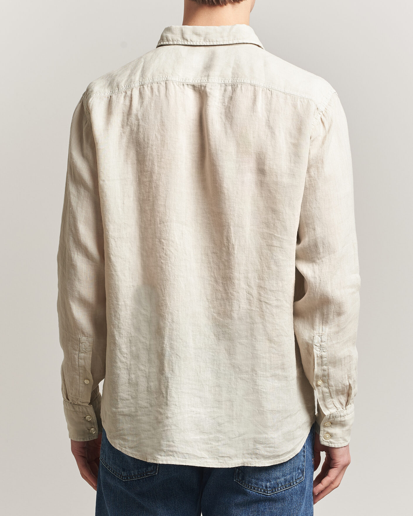 Homme | Chemises | BOSS ORANGE | Relegant Linen Shirt Light Beige