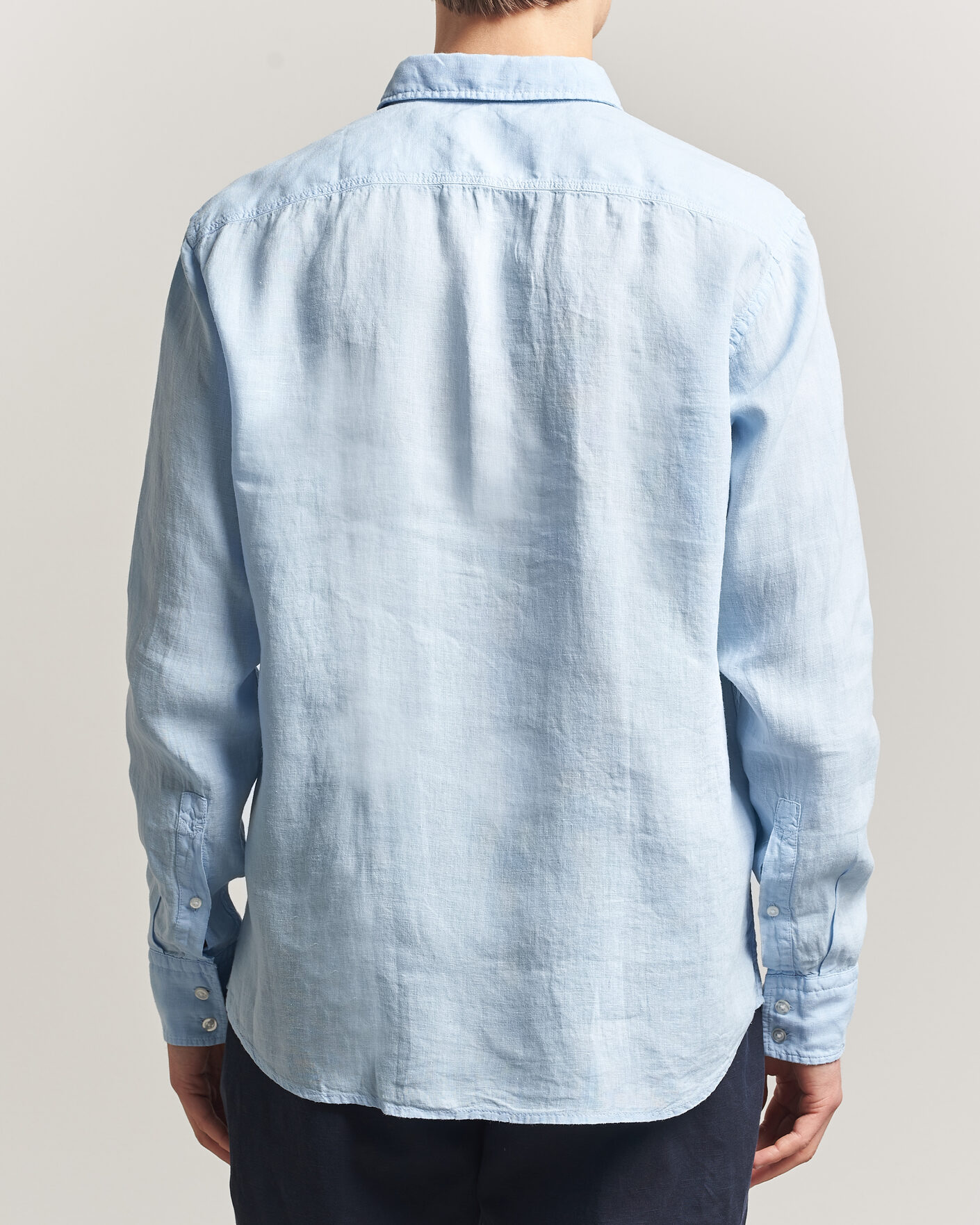 Homme | Chemises | BOSS ORANGE | Relegant Linen Shirt Light Blue