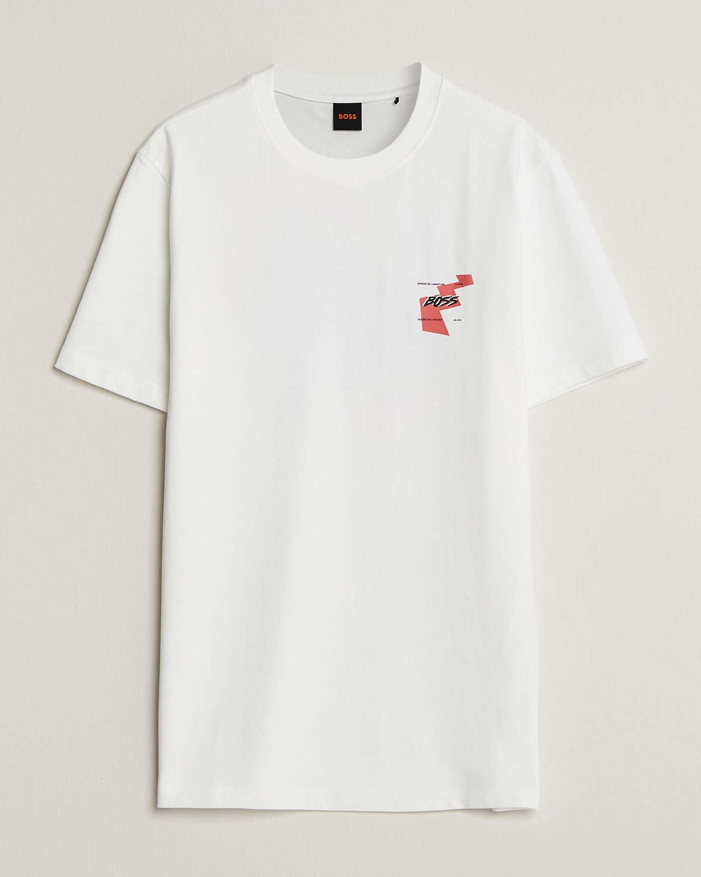 Homme | T-shirts | BOSS ORANGE | Movement Printed Crew Neck T-Shirt Natural