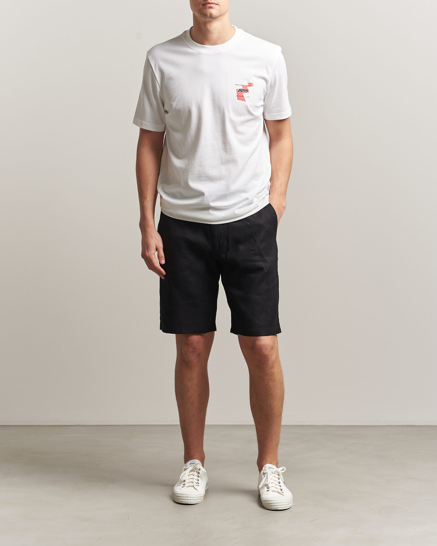 Homme | T-shirts | BOSS ORANGE | Movement Printed Crew Neck T-Shirt Natural