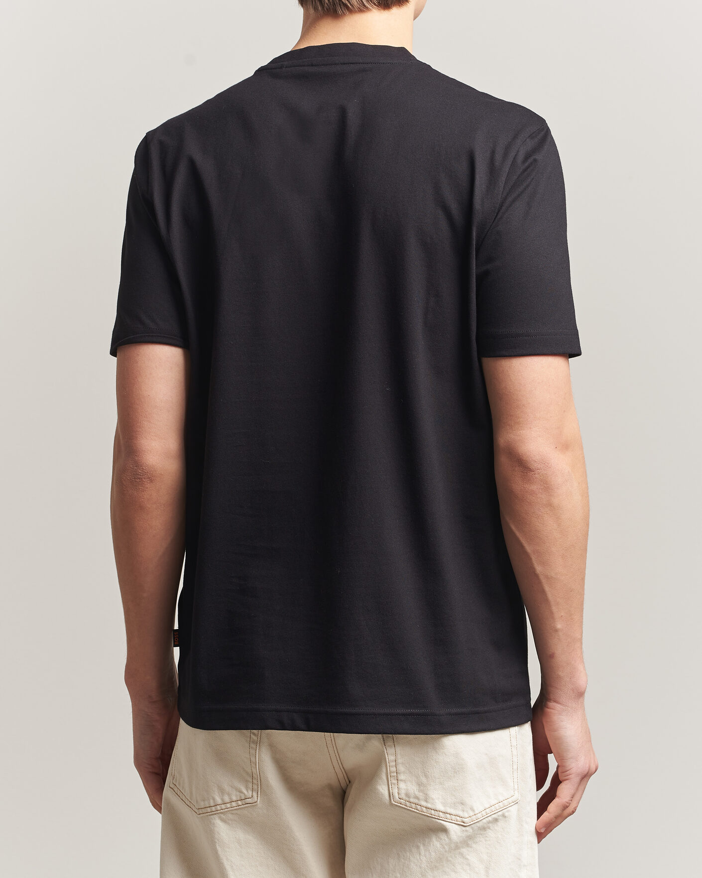 Homme | T-shirts | BOSS ORANGE | DJ Printed Crew Neck T-Shirt Black