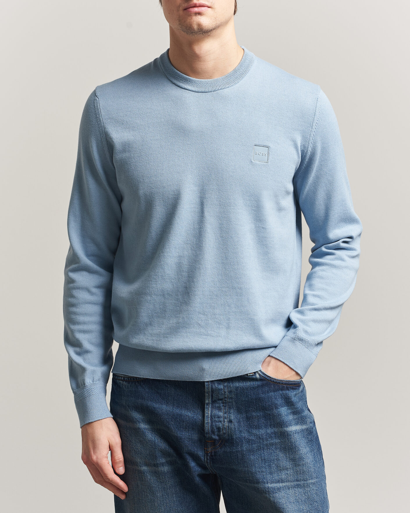 Homme | Pulls Et Tricots | BOSS ORANGE | Kanovano Knitted Sweater Light Blue