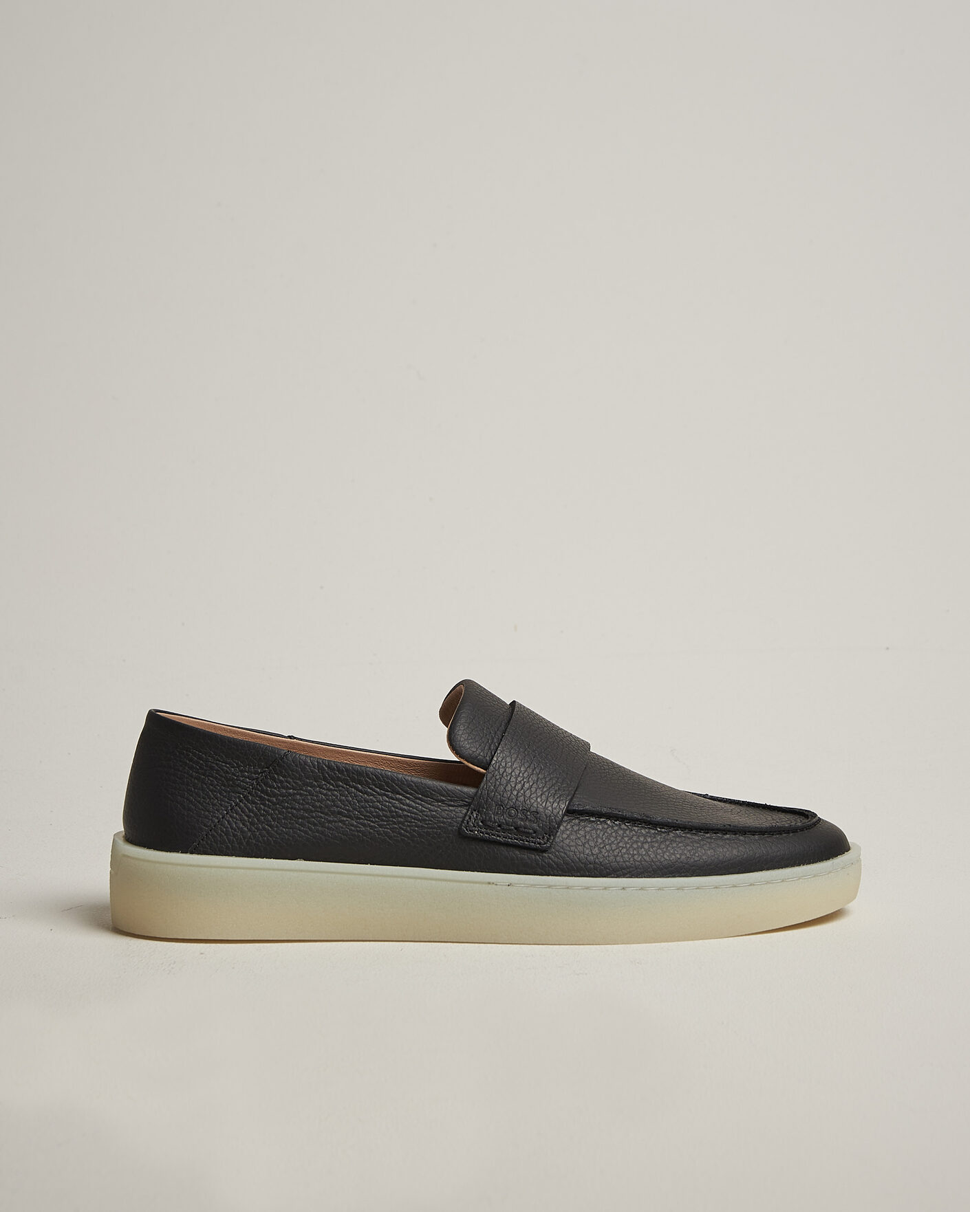 Homme | Loafers | BOSS BLACK | Randal Leather Loafer Black
