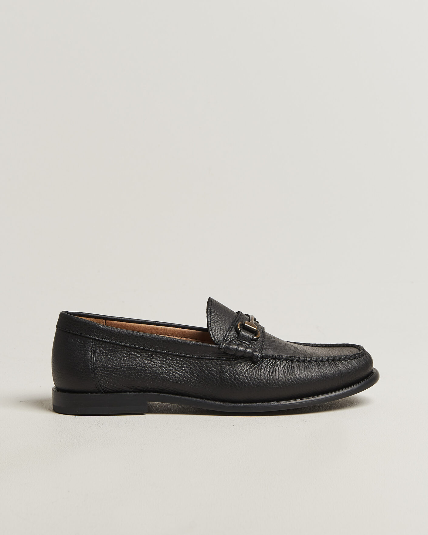Homme | Loafers | BOSS BLACK | Tevan Leather Moccasin Black