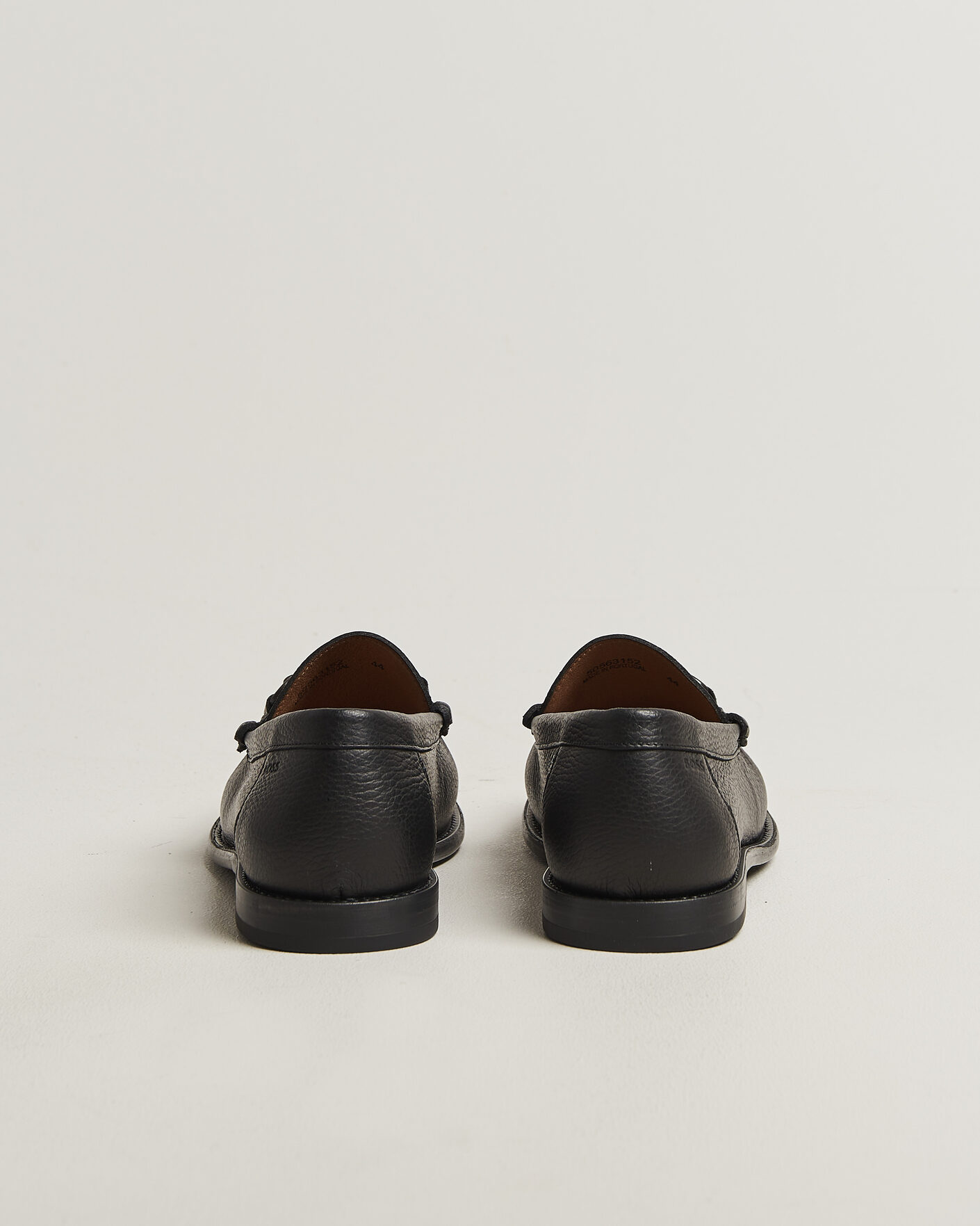 Homme | Loafers | BOSS BLACK | Tevan Leather Moccasin Black