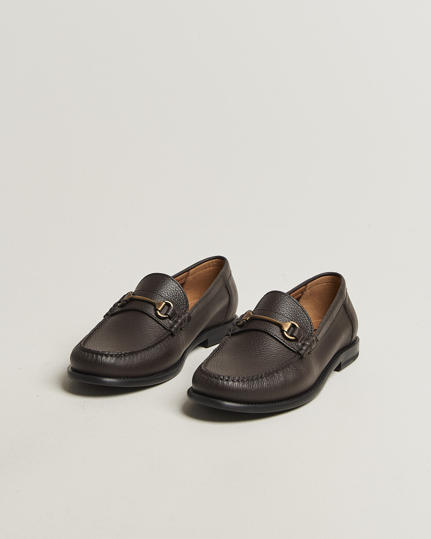 Homme | Loafers | BOSS BLACK | Tevan Leather Moccasin Dark Brown