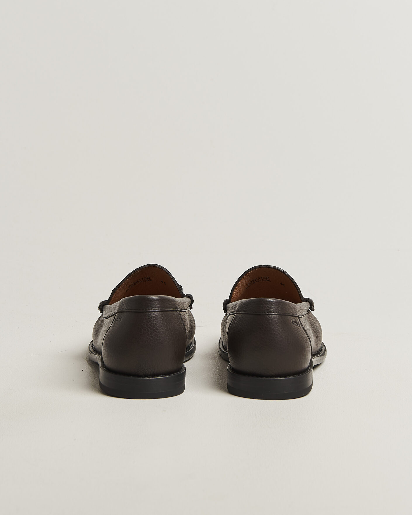 Homme | Loafers | BOSS BLACK | Tevan Leather Moccasin Dark Brown