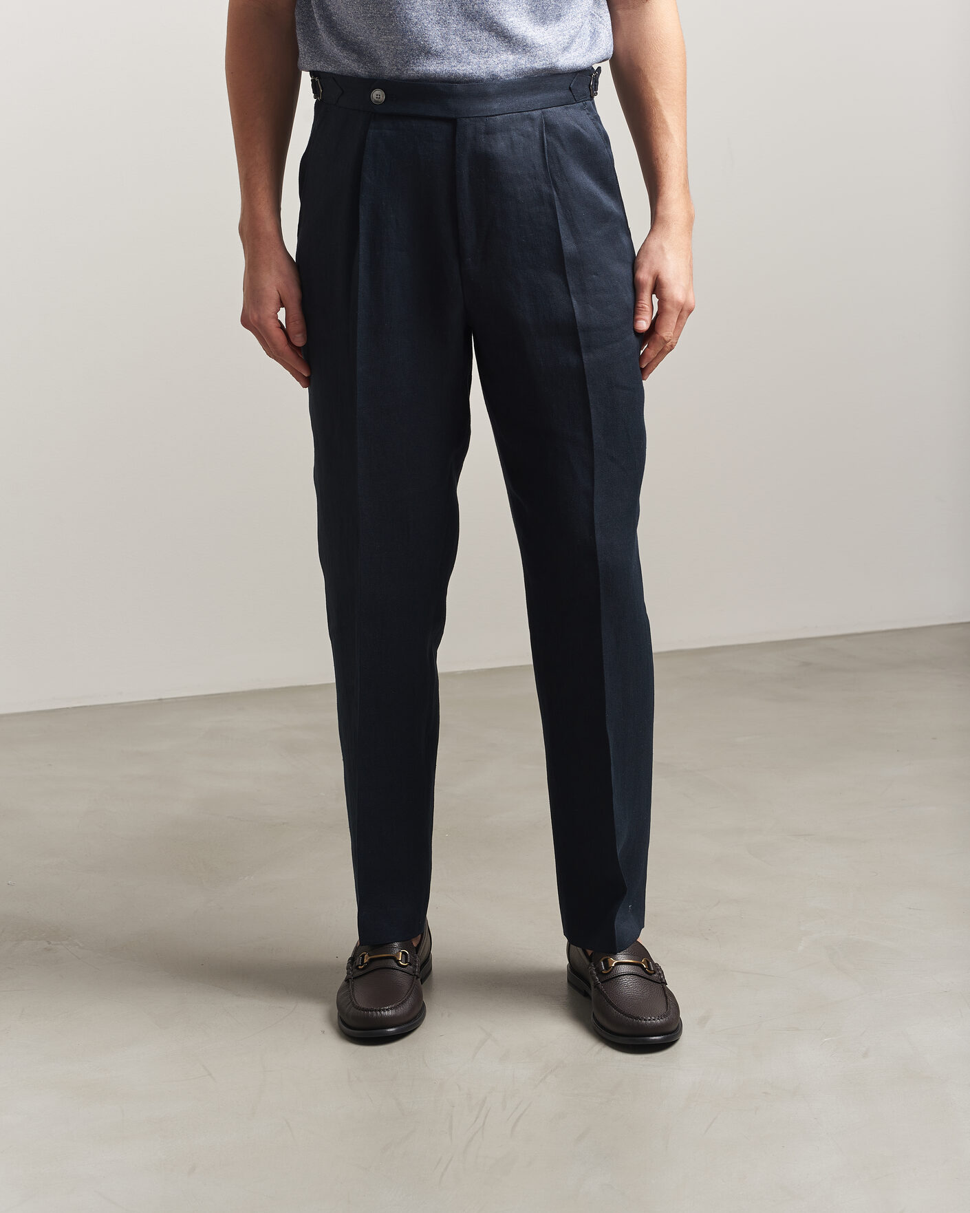 Homme | Loafers | BOSS BLACK | Tevan Leather Moccasin Dark Brown